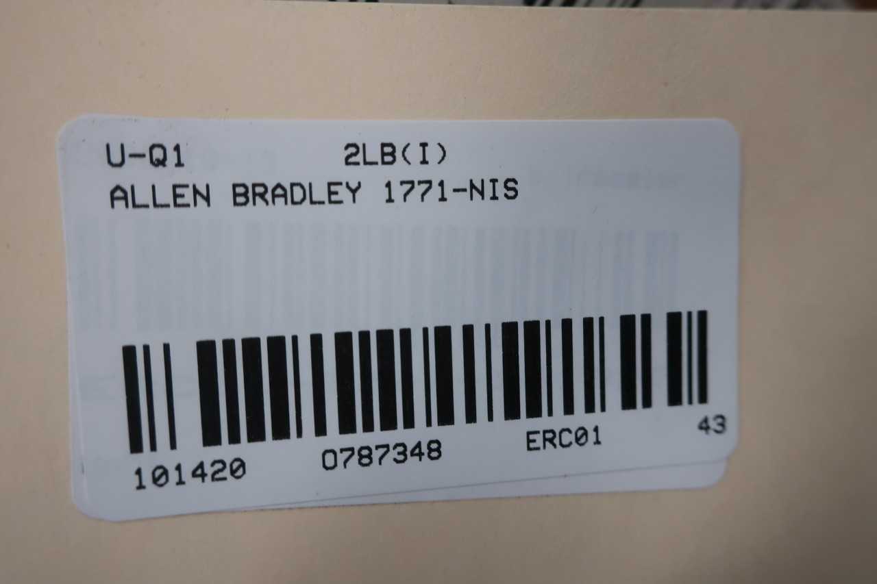 ALLEN BRADLEY 1771NIS PLC5 HIGH RESOLUTION ISOLATED ANALOG SER A INPUT MODULE - AUTOMATION & CONTROLS