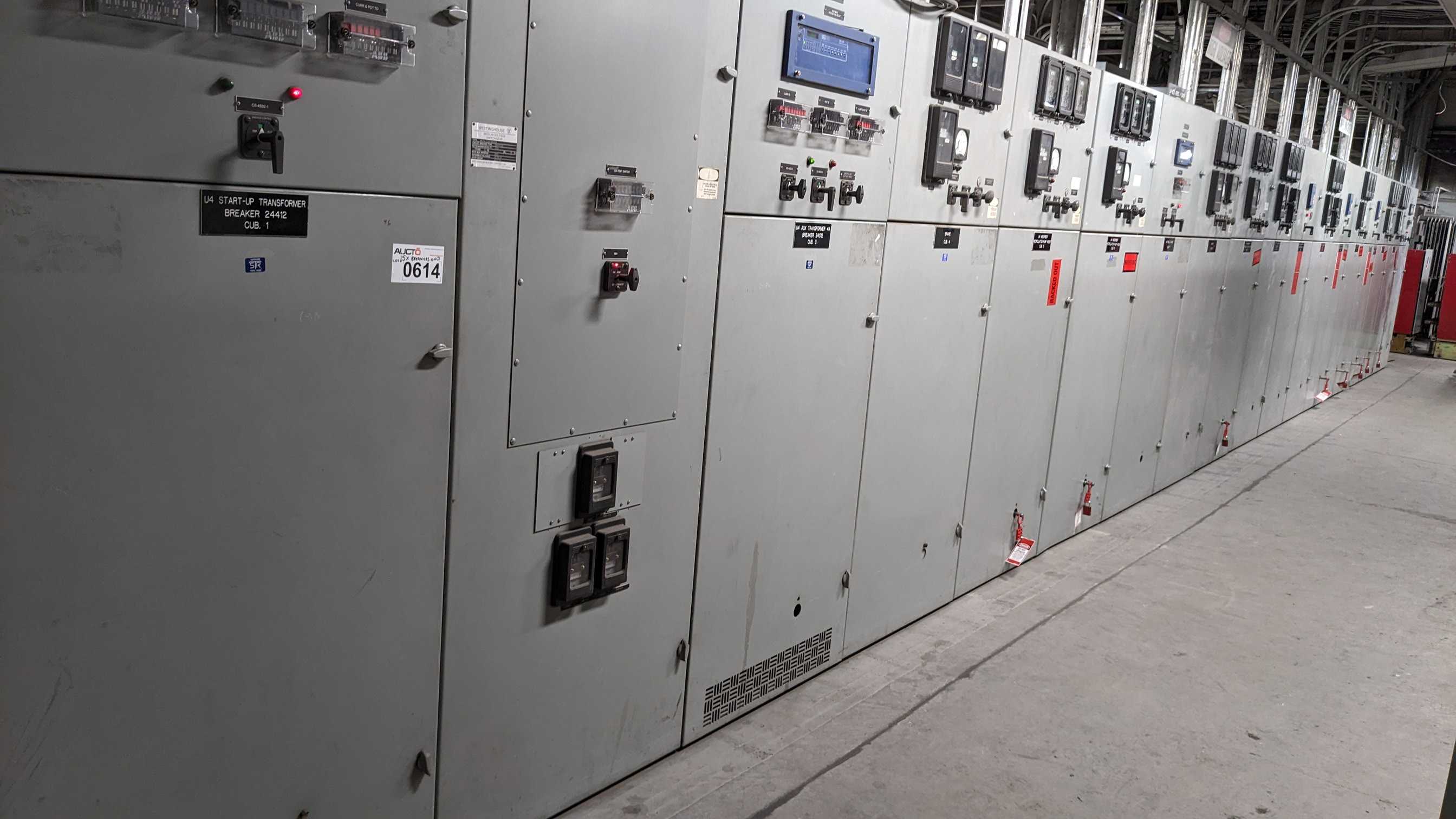 LOT OF 15 WESTINGHOUSE ELECTRIC BREAKERS - CIRCUIT BREAKERS LOT OF 15 WESTINGHOUSE ELECTRIC BREAKERS - CIRCUIT BREAKERS