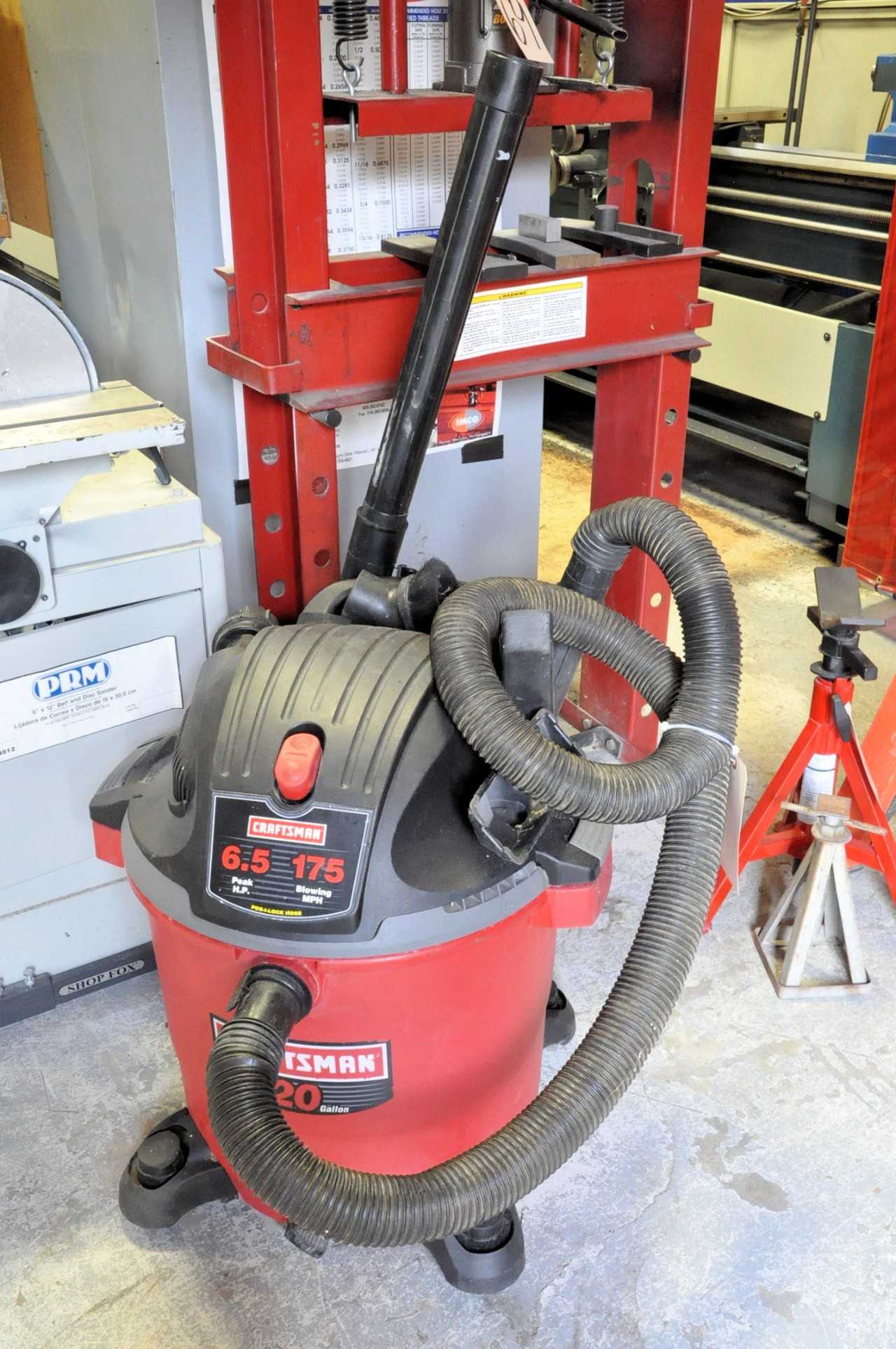 Craftsman 6.5-HP Portable Shop Vacuum with Attachments - VACUUM PUMP