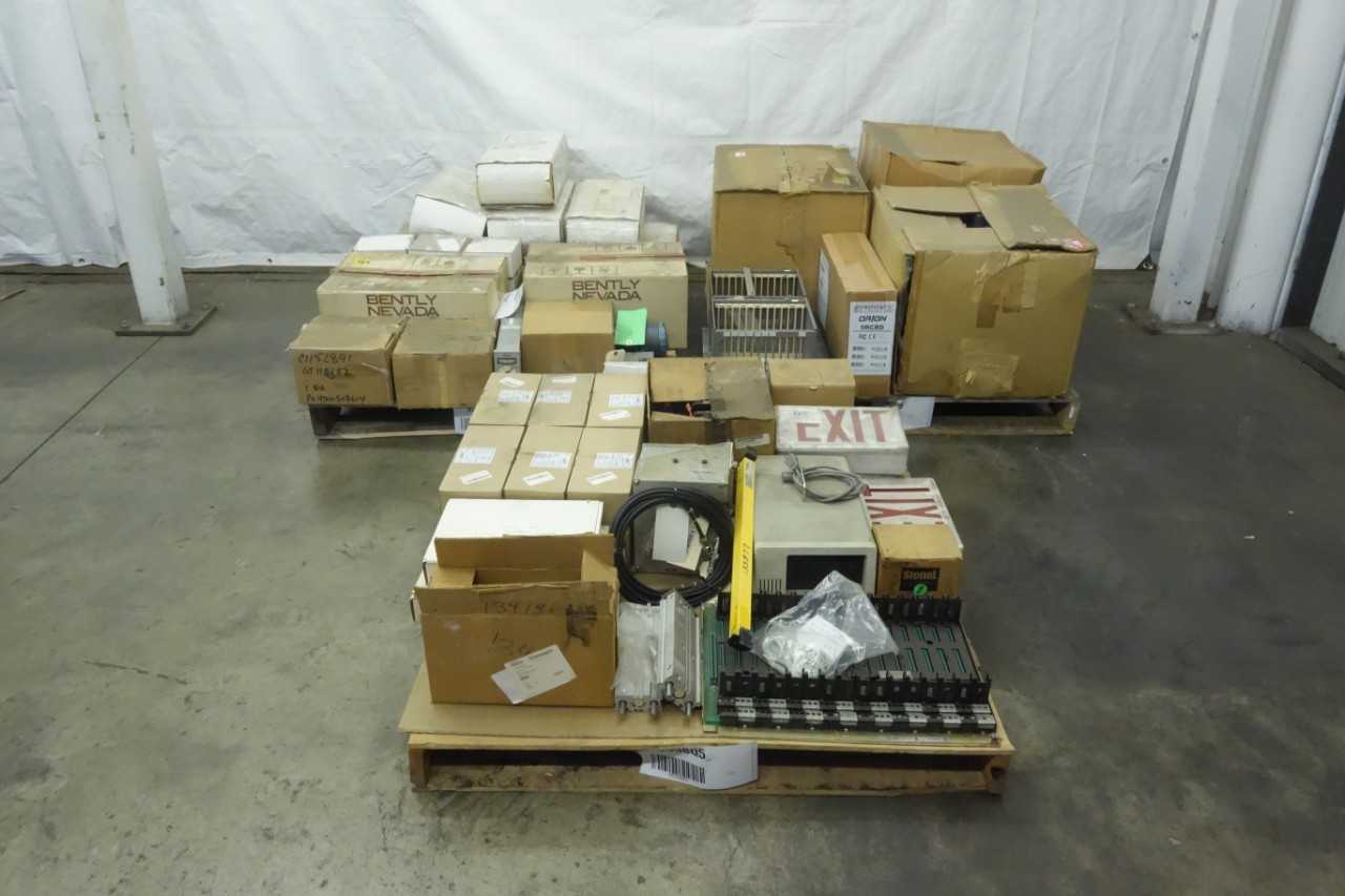 3 PALLETS OF ASSORTED ELECTRICAL COMPONENTS - ELECTRICAL COMPONENTS