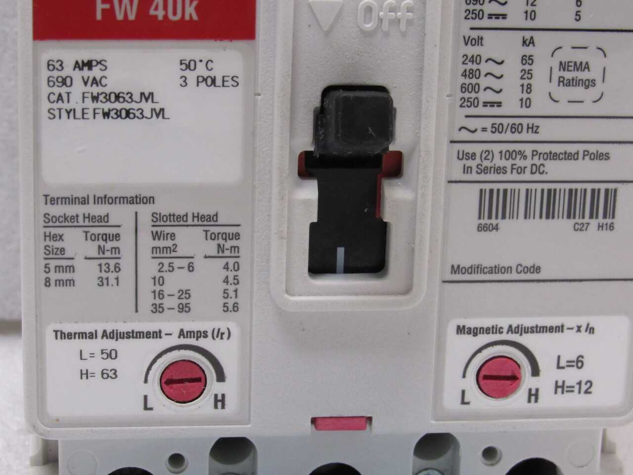 Eaton Circuit Breakers - CIRCUIT BREAKERS