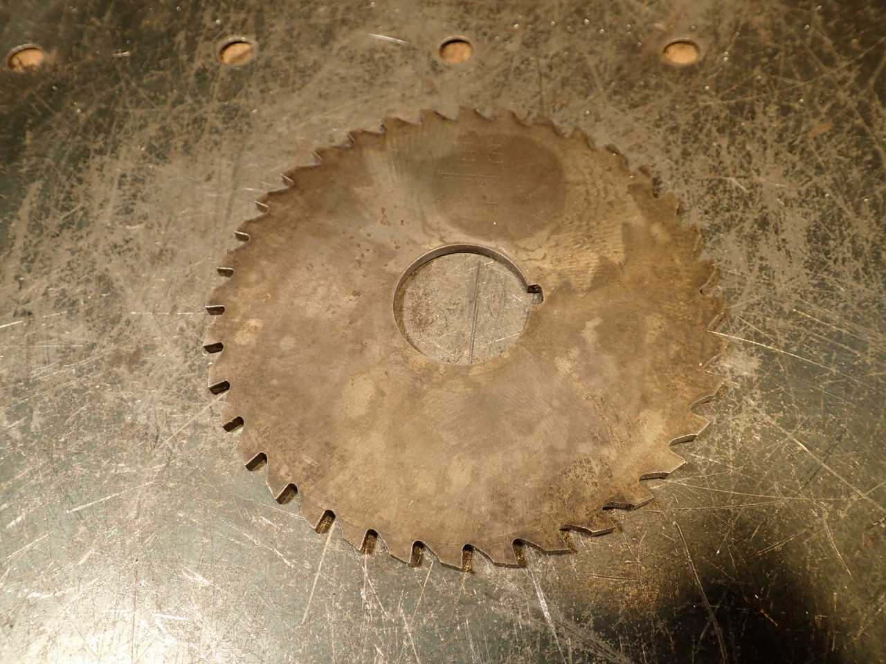 B&S 1/8" Metal Slitting Saw Milling Cutter: 3-3/4" OD, 1" Horizontal Arbor Hole - MILLING TOOLS