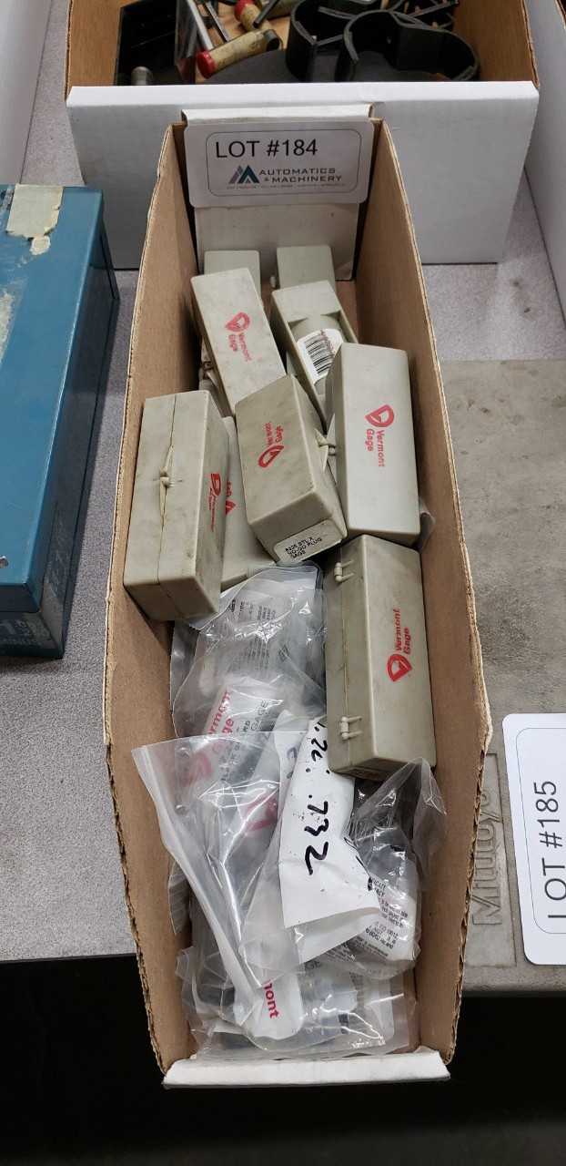 Vermont Pin Gages - PROCESS EQUIPMENT Vermont Pin Gages - PROCESS EQUIPMENT