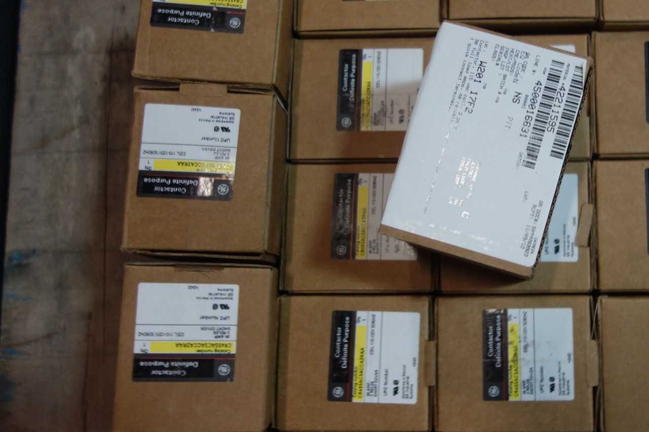 LOT OF GENERAL ELECTRIC GE CR453AC3ACCA2RAA 110-120V-AC 30A AMP 15HP AC CONTACTOR - CONTACTORS