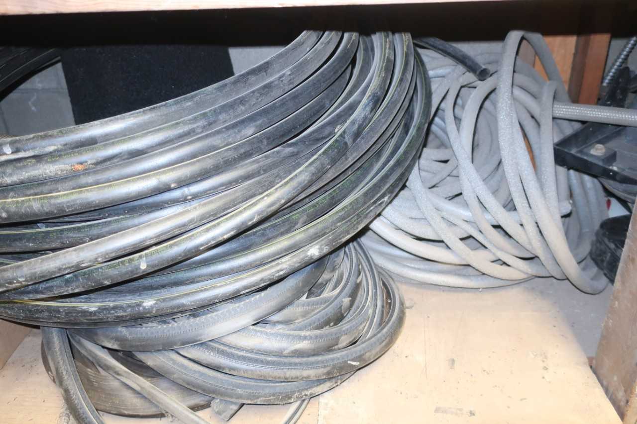 LOT OF ASSORTED TUBING, SEALS, TAPE - OIL SEAL