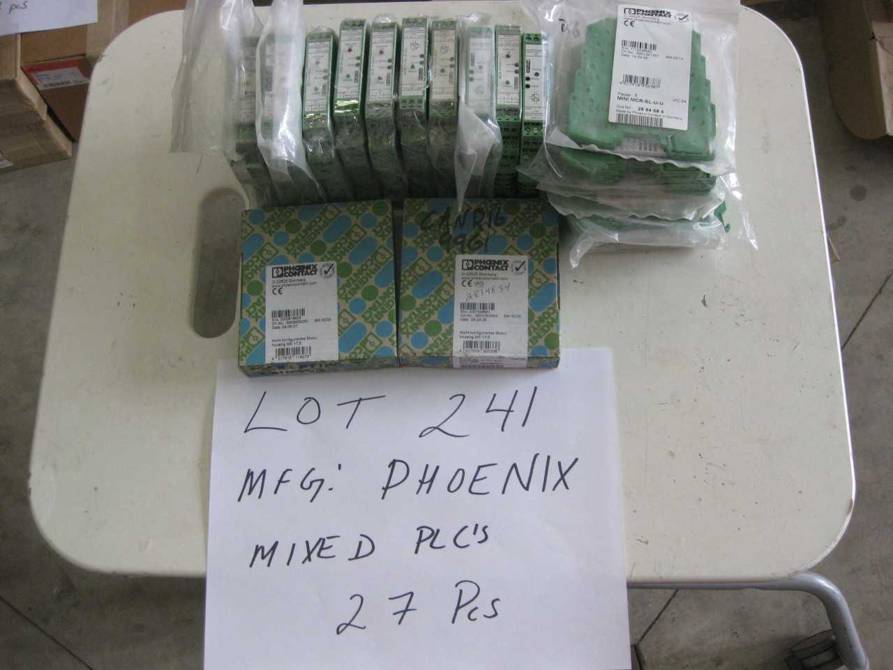 PHOENIX MIXED PLC (QTY. 27 ) - AUTOMATION & CONTROLS