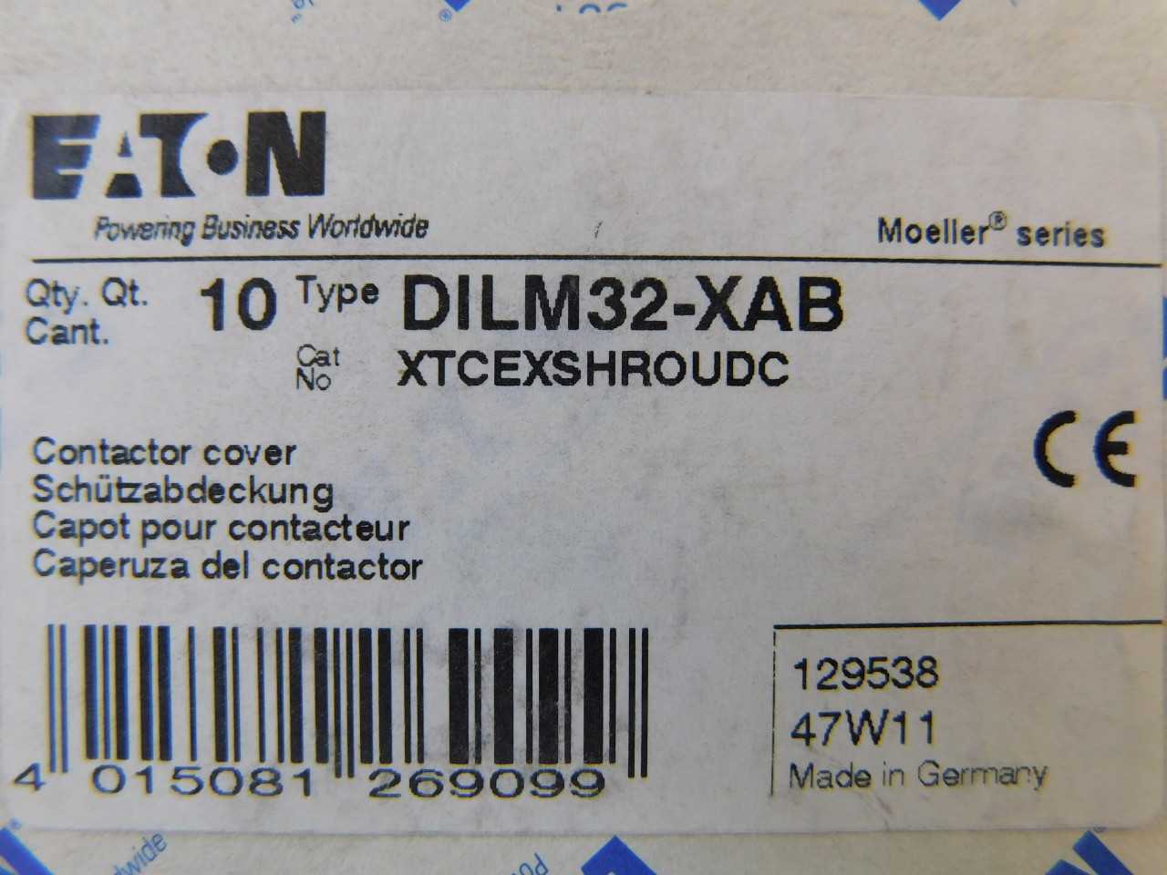 Quantity of 7x Assorted Contactors - CONTACTORS