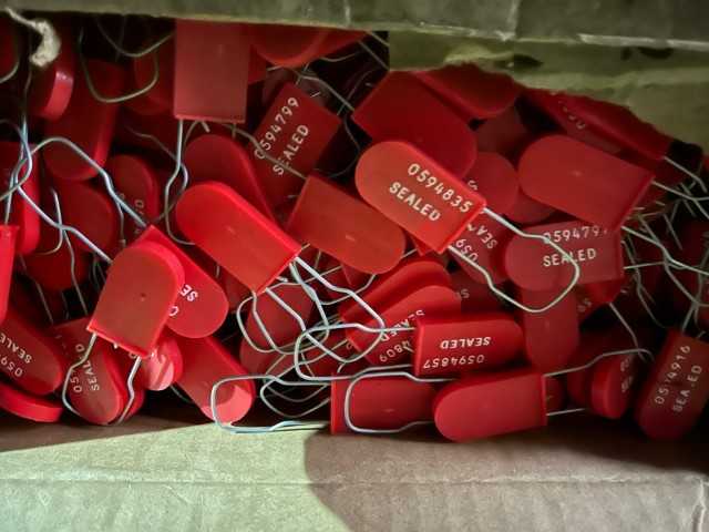 Bulk Lot of Trailer/Sea Container Shipping Seals - QTY 36 Cases - INDUSTRIAL PARTS