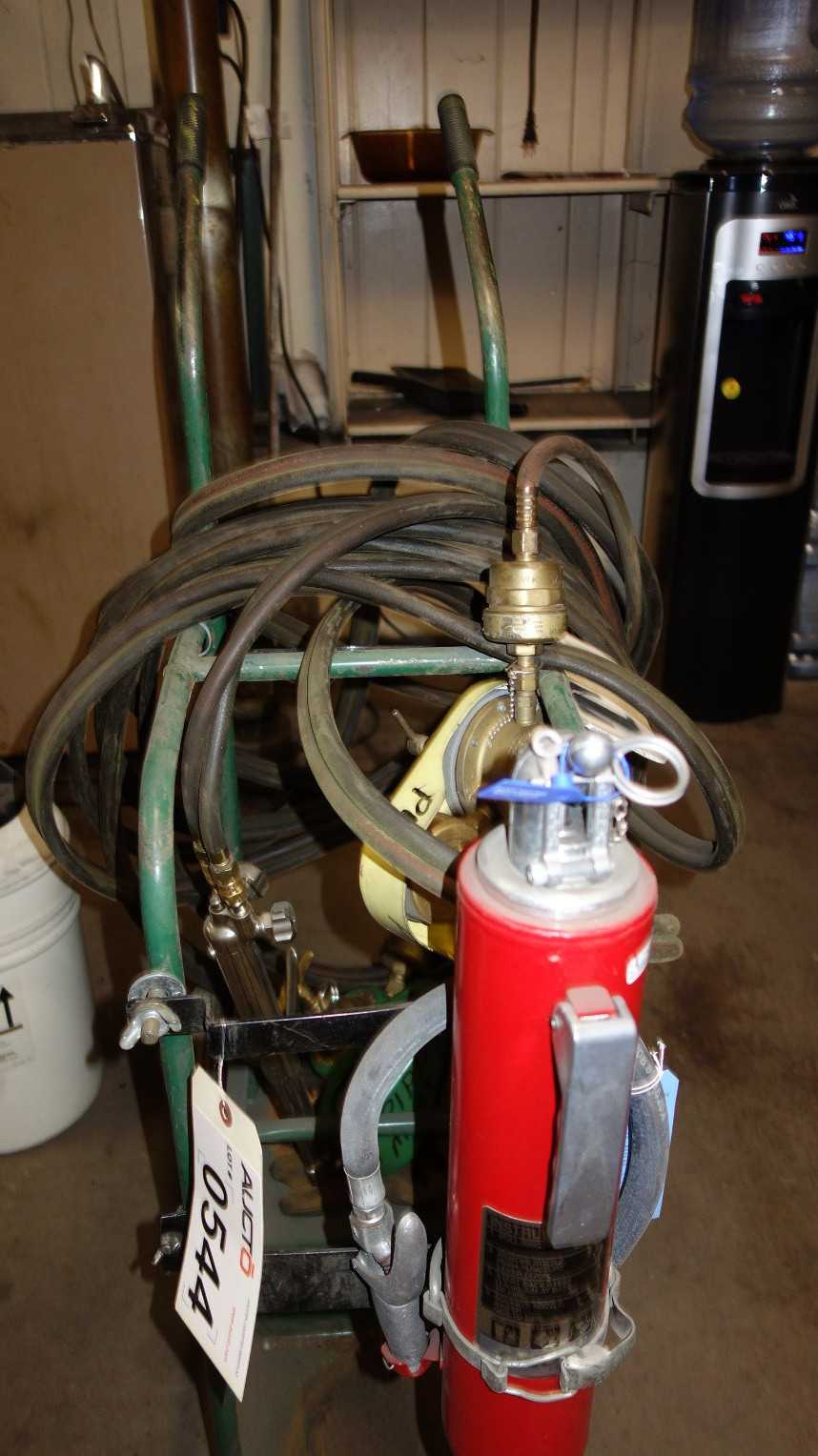 OXYACETYLENE WELDING TORCH CART - WELDING EQUIPMENT