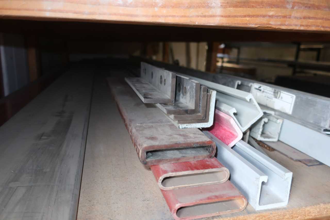 LOT OF ASSORTED FIBERGLASS TABLE TRAYS - ELECTRIC POWER TOOLS