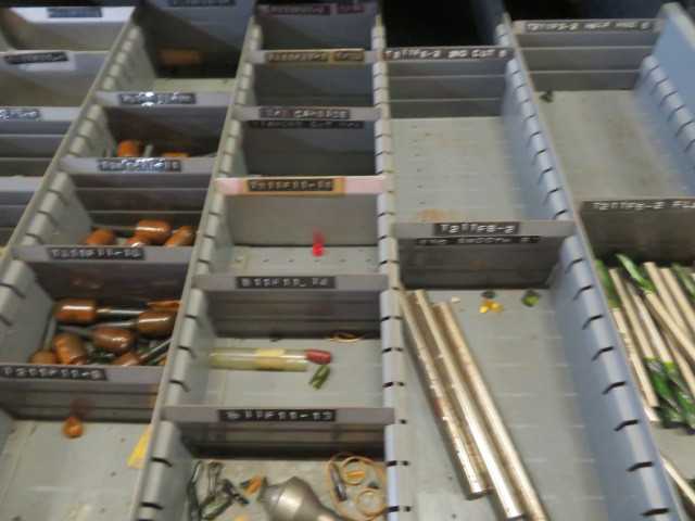 6 Drawer Vidmar Cabinet with Contents - MISCELLANEOUS