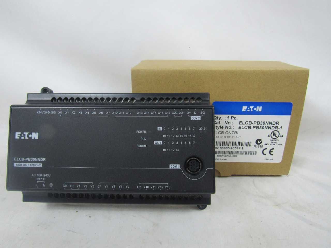 Quantity of 21x ELCB-PB30NNDR PLC/Process Logic Controllers - AUTOMATION & CONTROLS