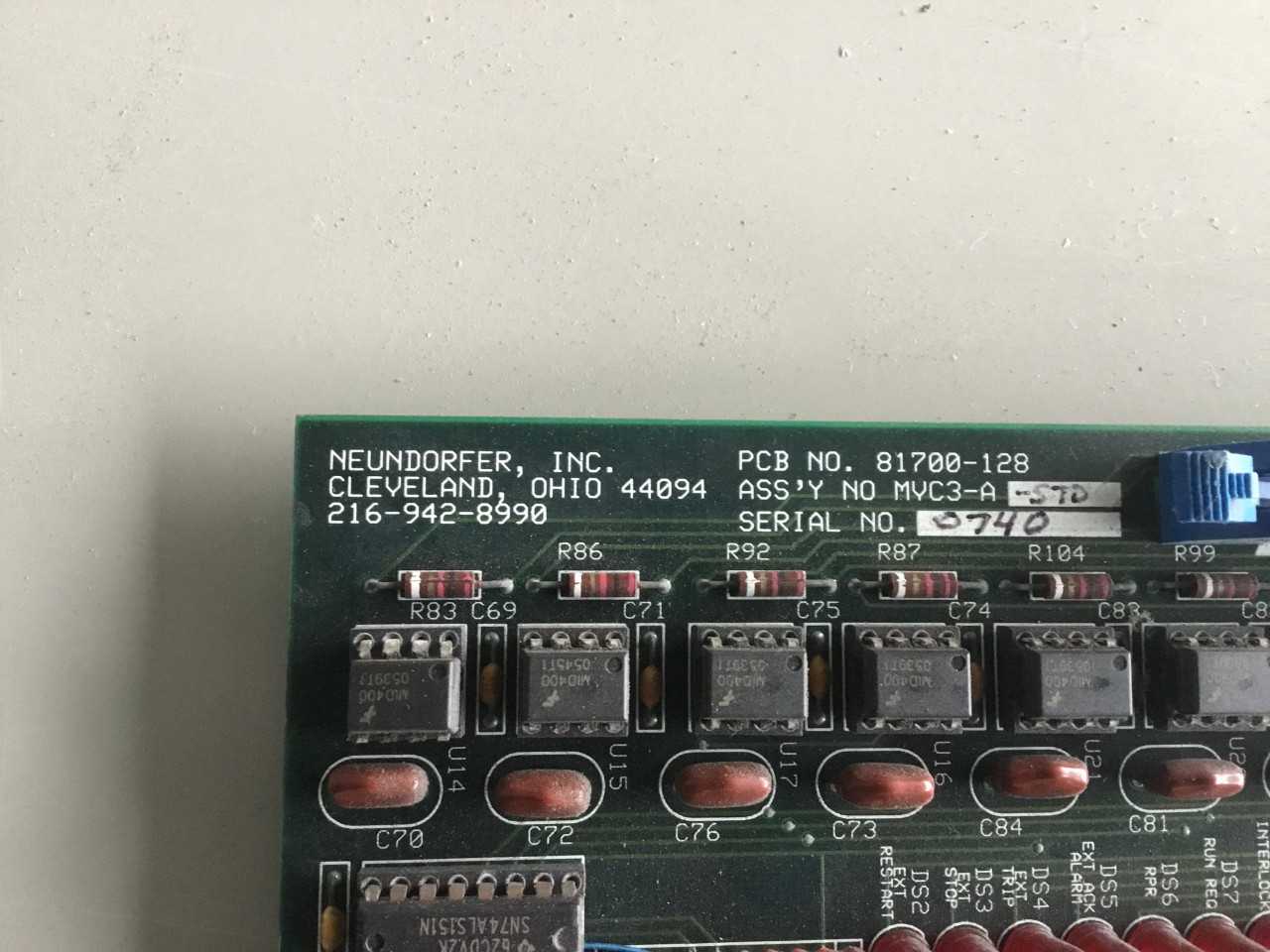 Lot of 10 Neundorfer Electronic Boards - AUTOMATION & CONTROLS