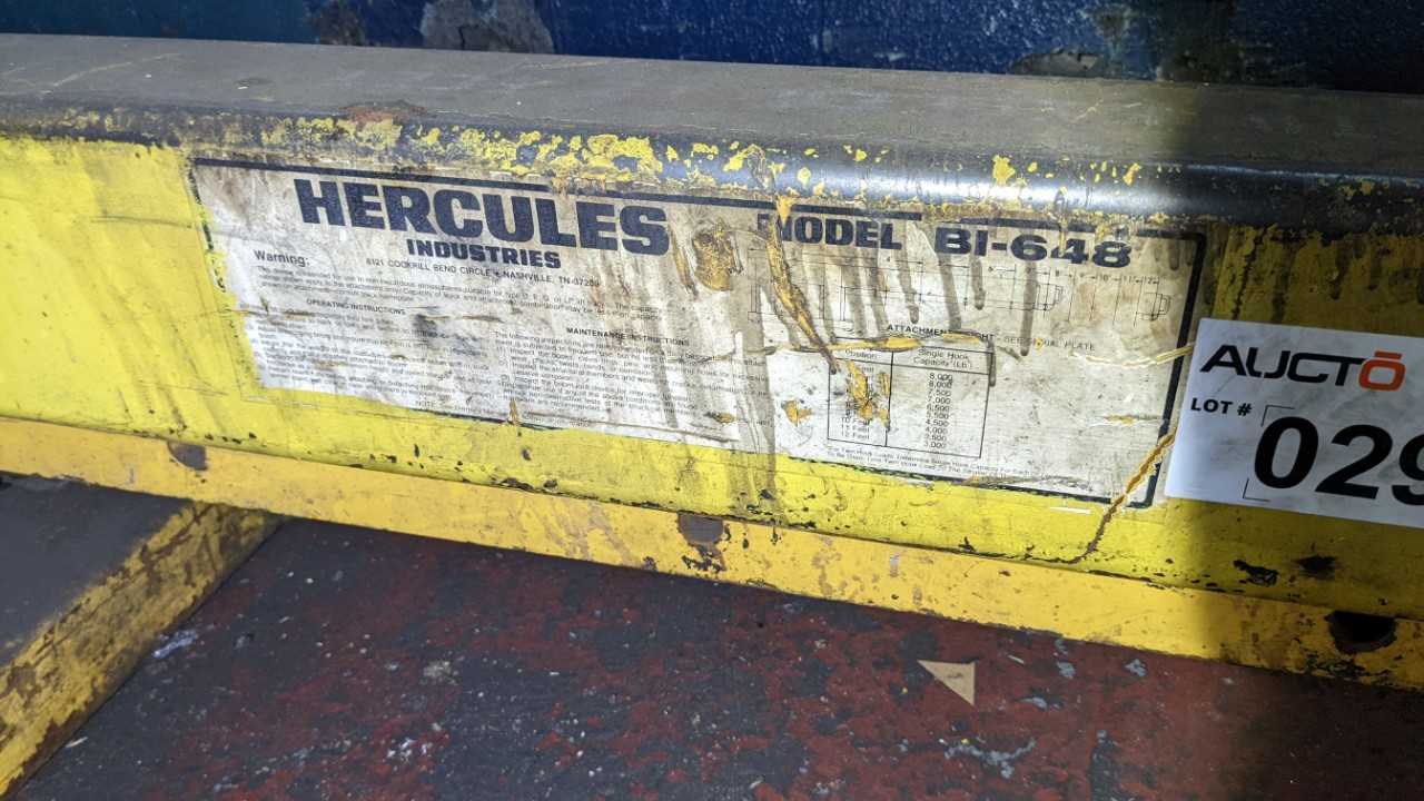 Hercules model BI-648 Forklift telescoping boom - FORKLIFTS