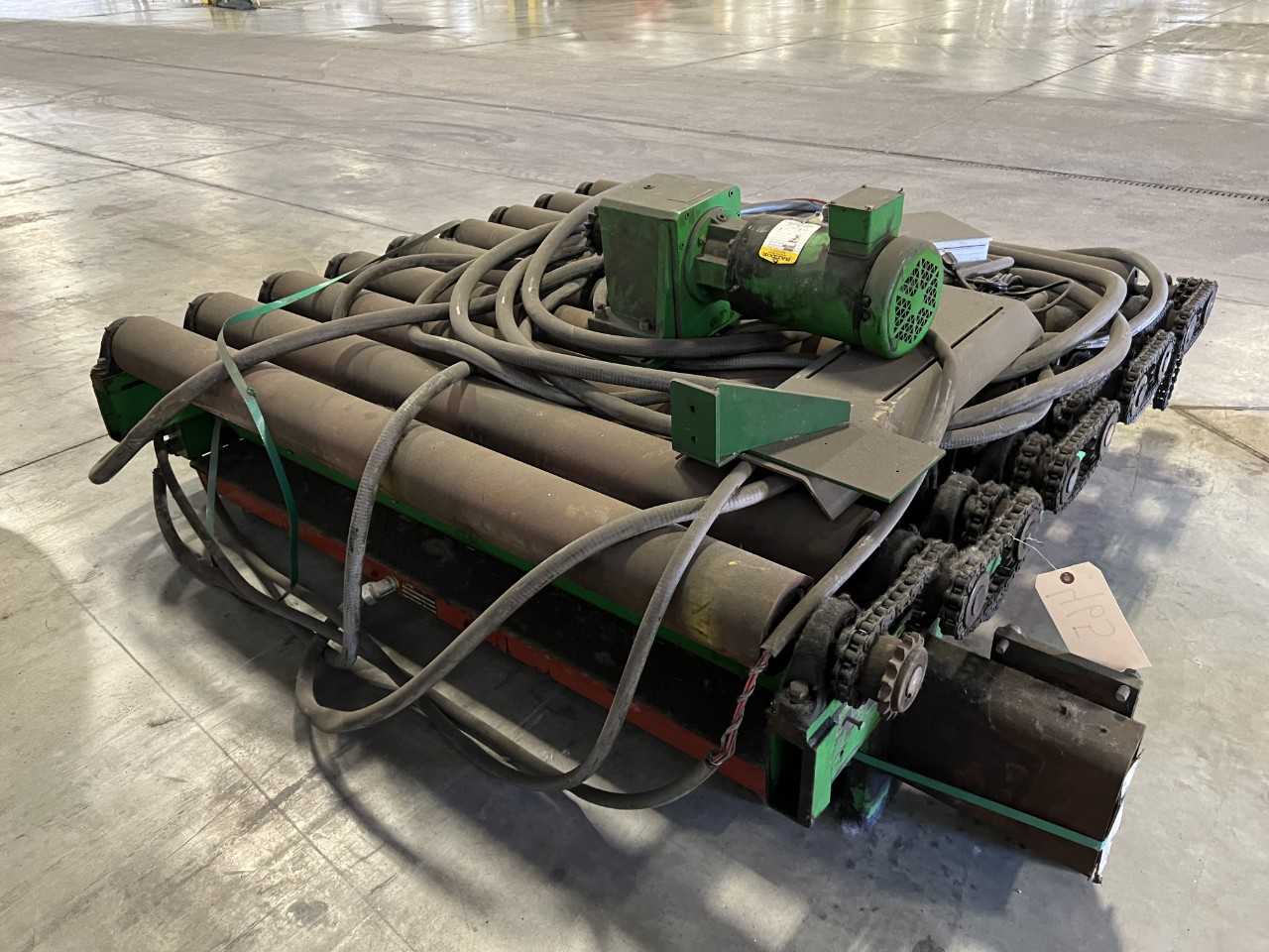 6'x6' Rolling conveyor with baldor motor - CONVEYORS