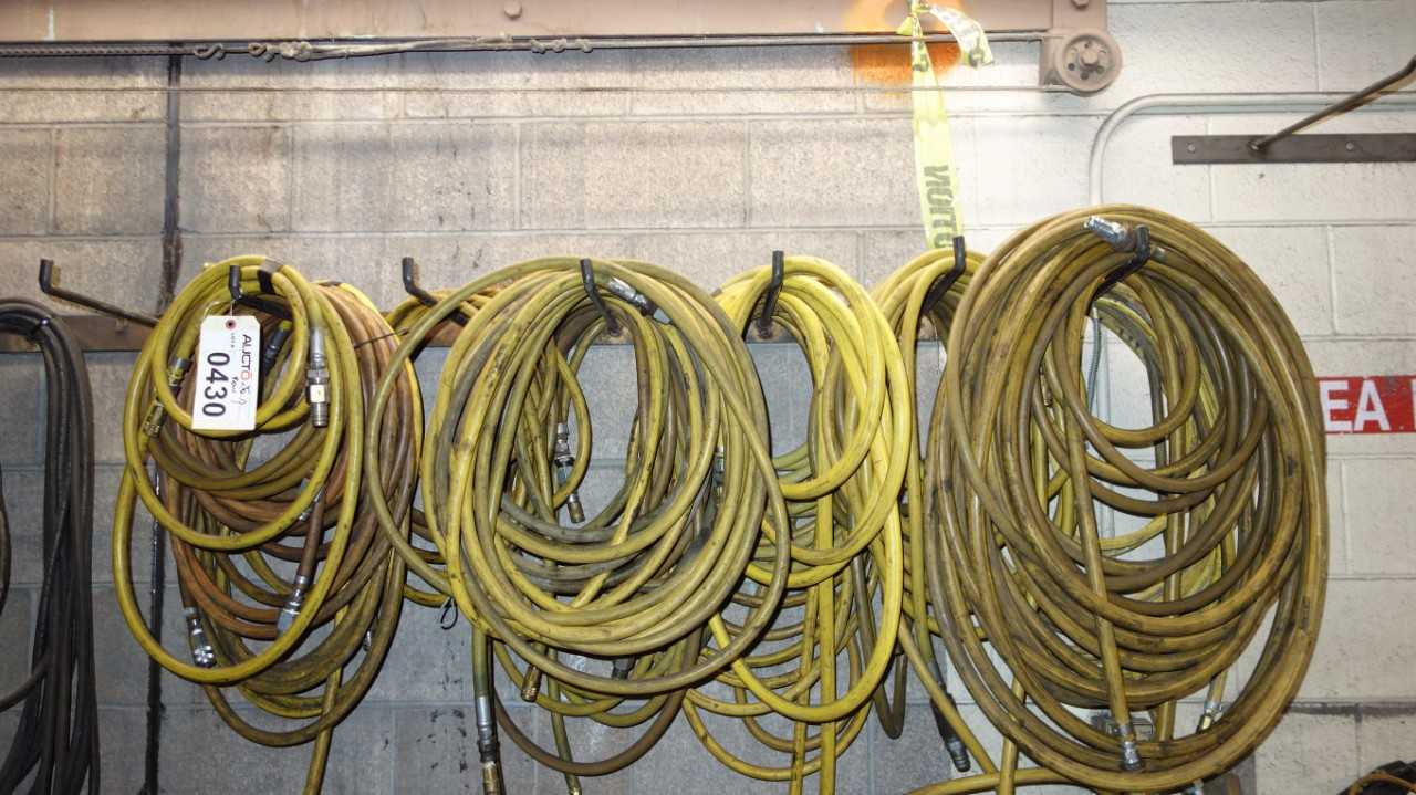 ASSORTED LOT OF PNEUMATIC AIR HOSES - HOSE