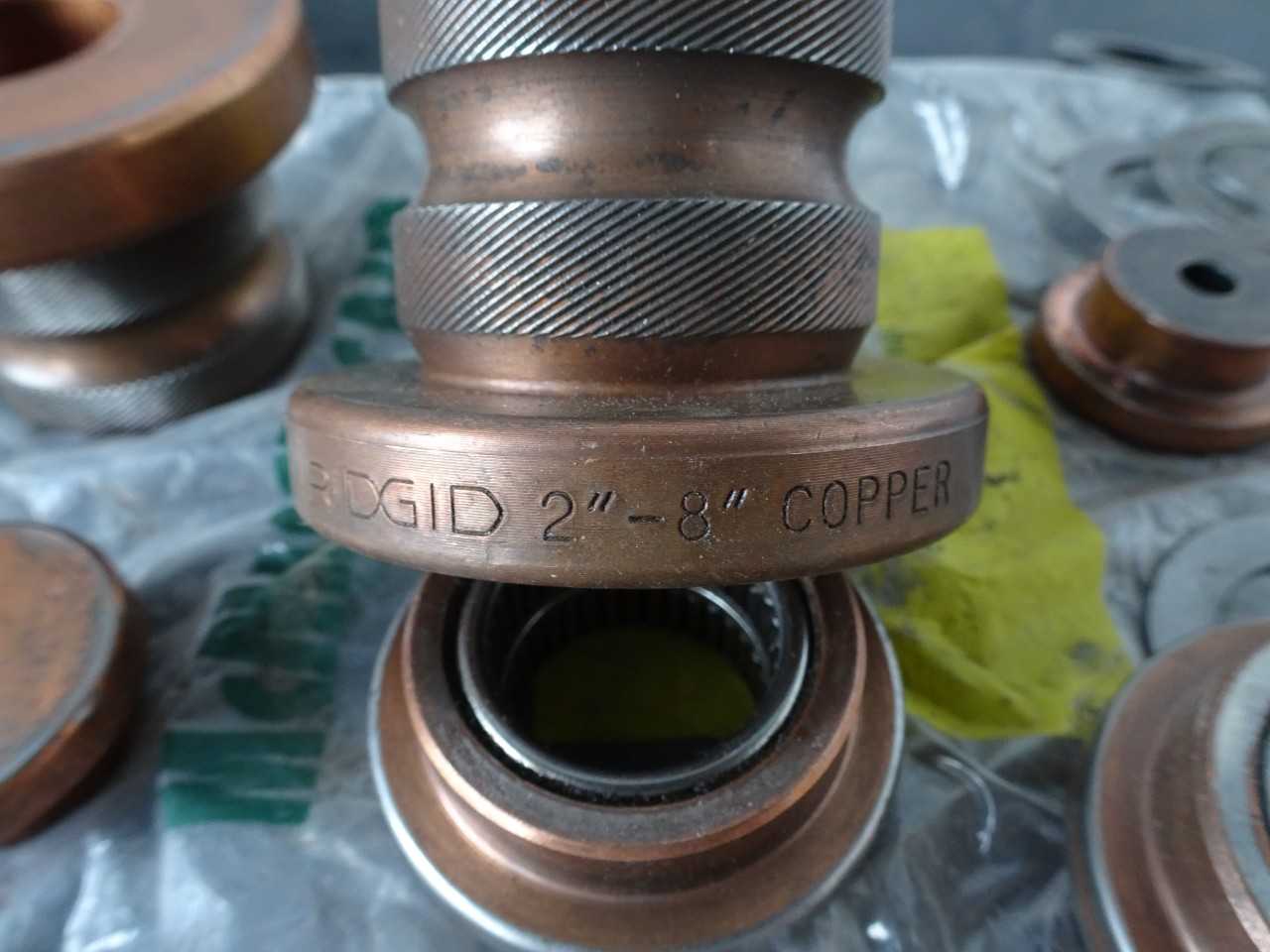 Ridgid 2-4" Copper ROll grooving set for 915 groover - ELECTRIC POWER TOOLS