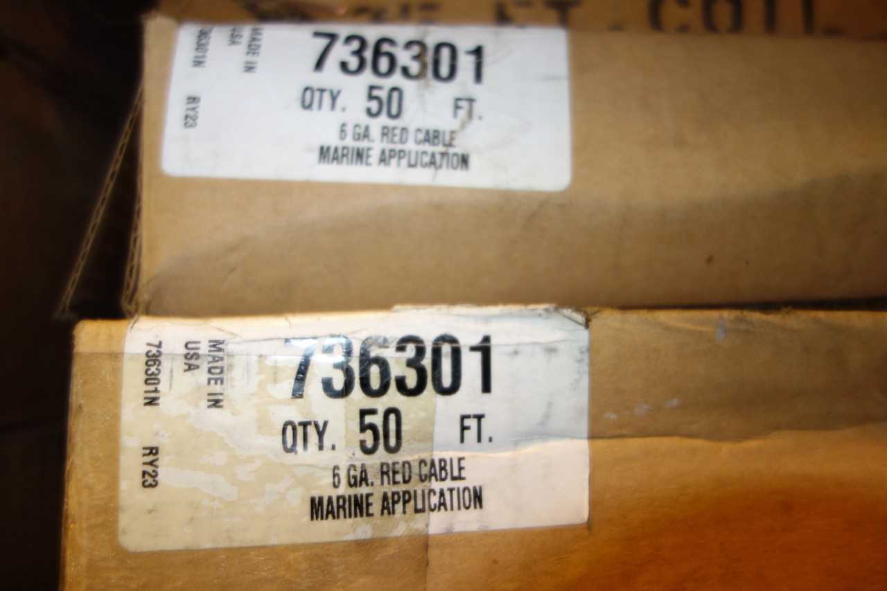 CONTENTS OF SHELVING, TRAILER CABLES - SHELVING