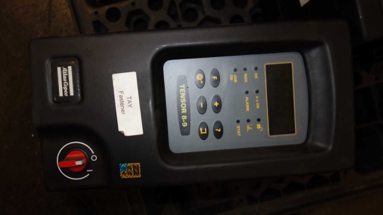 LOT OF 10 ASSORTED ATLAS COPCO TENSOR NUTRUNNER CONTROLLERS, PF3109-C-HW 8433 7900 05, PF3107-C-HW 8433 7700 05 - AUTOMATION & CONTROLS