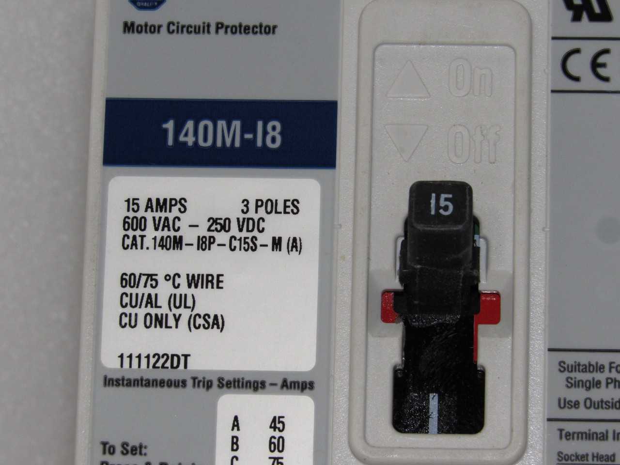 Allen Bradley Circuit breakers - CIRCUIT BREAKERS