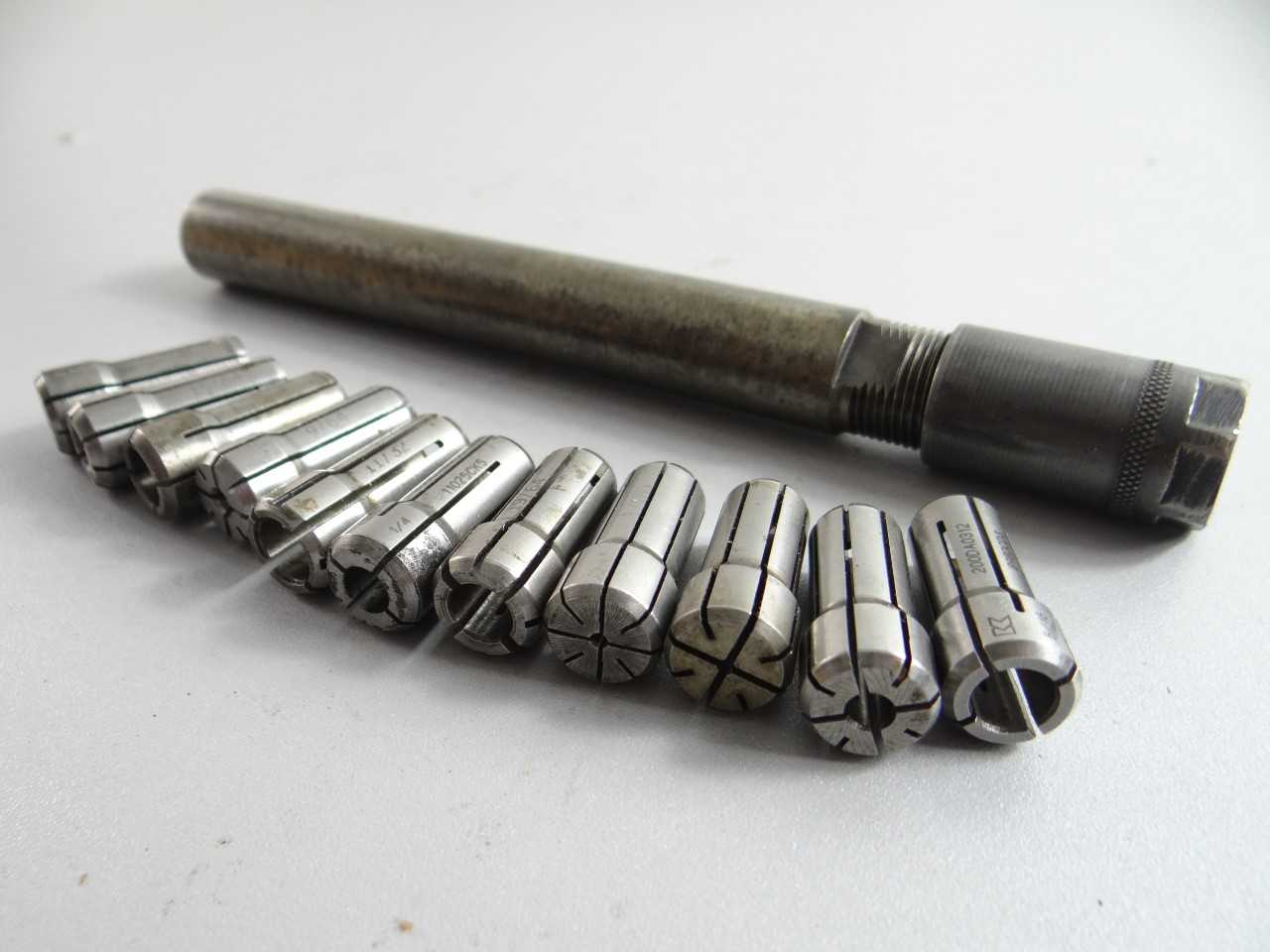 LOT OF 11 DA200 COLLETS PLUS COLLET EXTENSION - HOLEMAKING TOOLS