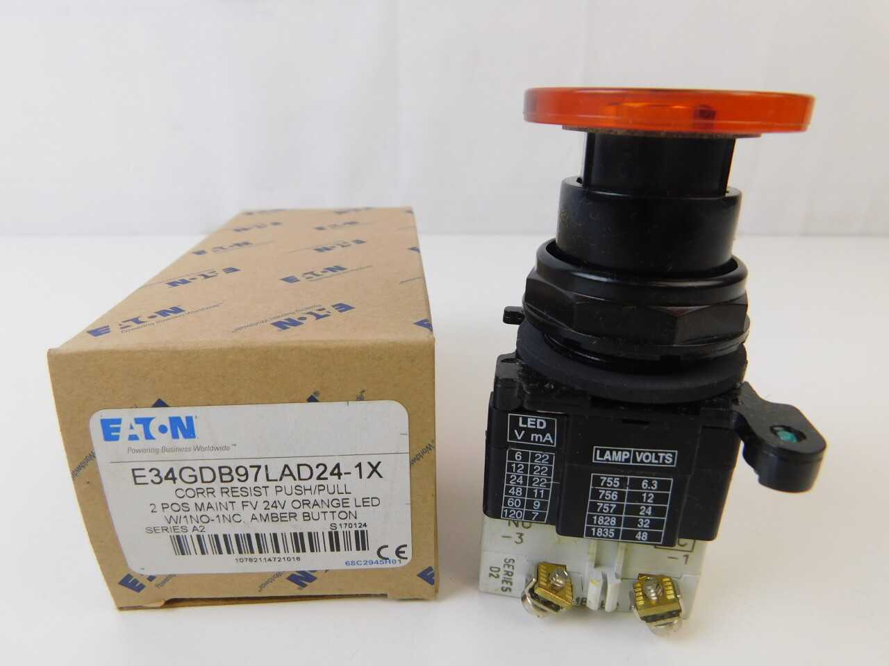 Quantity of 10x E34GDB97LAD24-1X Pushbuttons - VALVES Quantity of 10x E34GDB97LAD24-1X Pushbuttons - VALVES