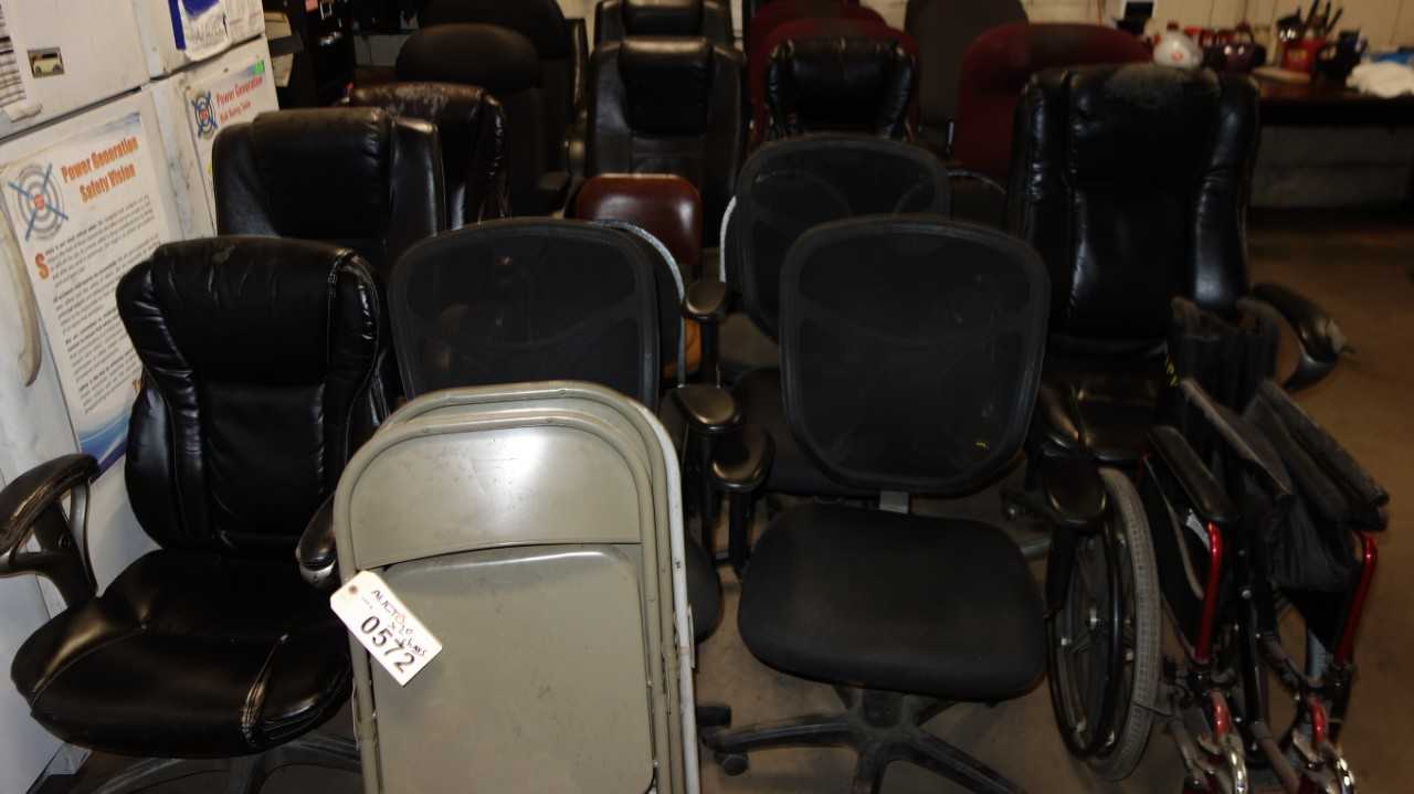 ASSORTED LOT OF OFFICE CHAIRS - PLANT & FACILITY