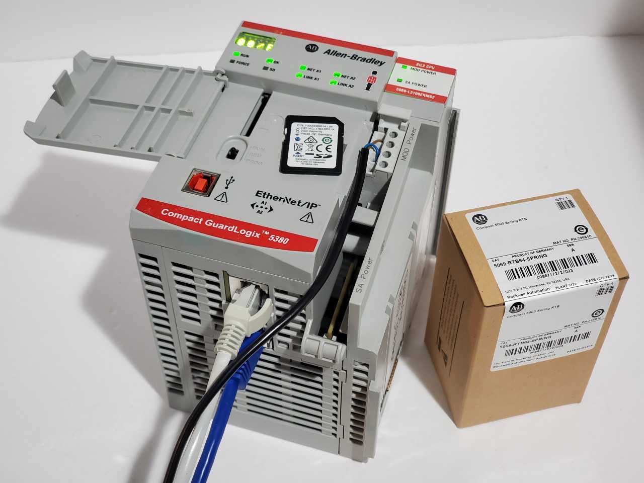 Allen Bradley CompactLogix 5069-L3100ERMS2 Plus Brand new 5069-RTB64 Spring - AUTOMATION & CONTROLS Allen Bradley CompactLogix 5069-L3100ERMS2 Plus Brand new 5069-RTB64 Spring - AUTOMATION & CONTROLS