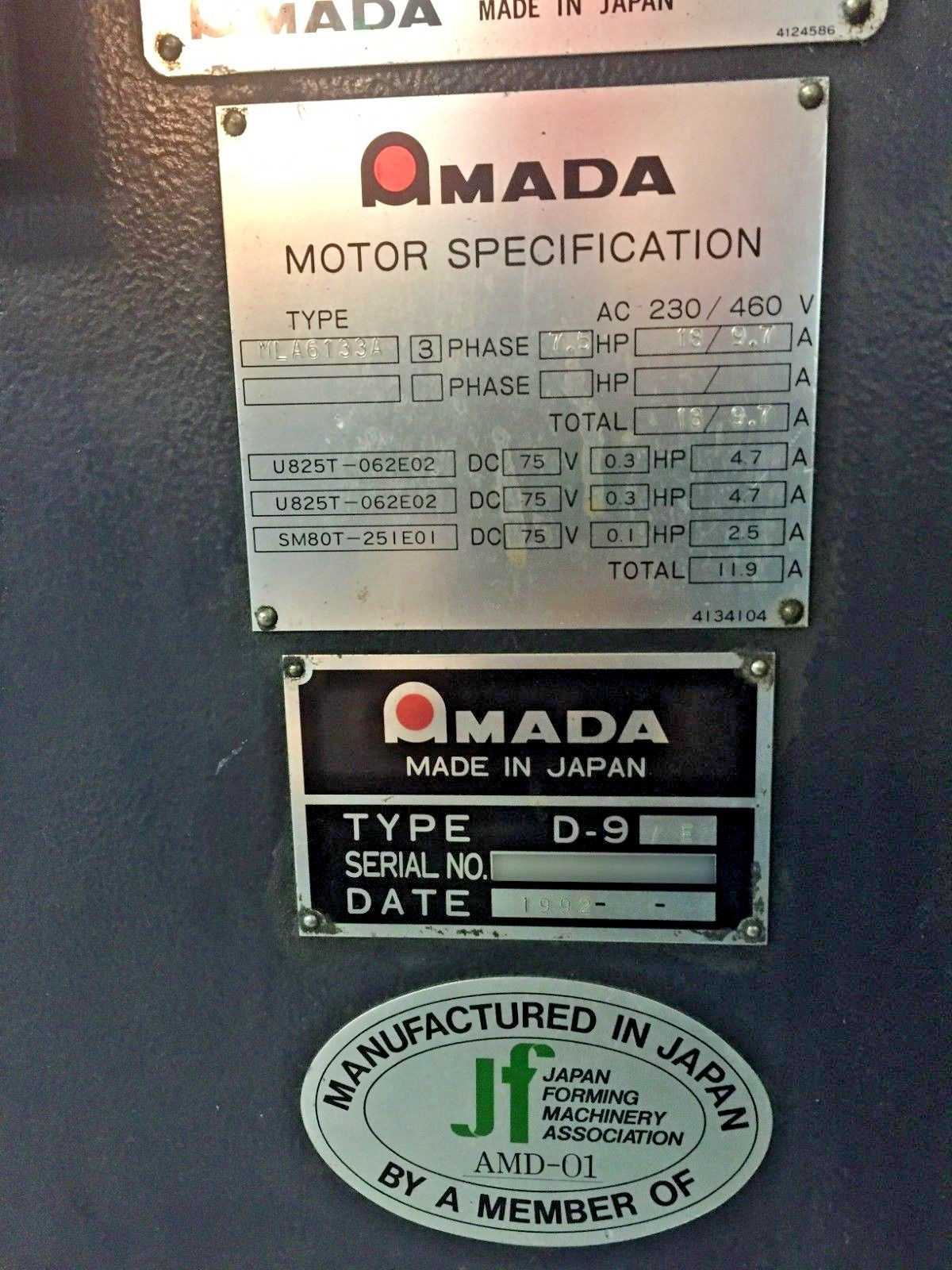 1992 Amada RG-100 Press Brake - PRESS BRAKES