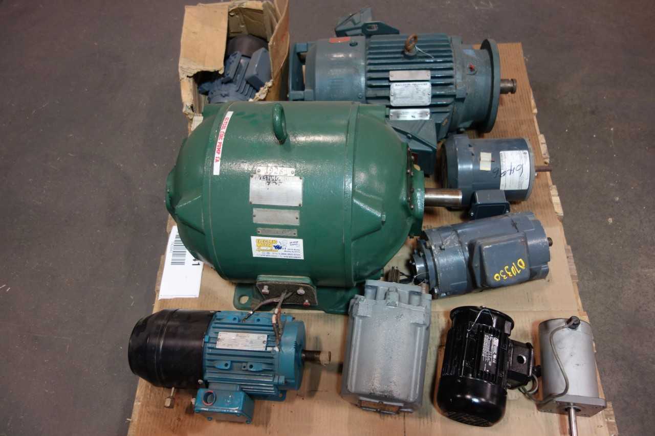 1 PALLET OF ASSORTED AC MOTORS- WESTINGHOUSE, BALDOR - ELECTRIC MOTORS