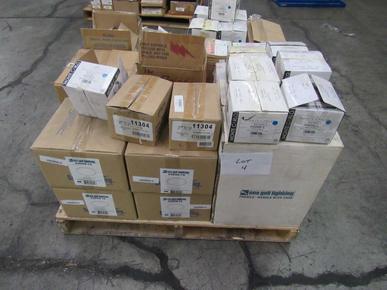 Pallet of 103x Assorted Lights, LEDs, Electric Fans, Electrical Conduit/Fittings & Generators - LIGHTING
