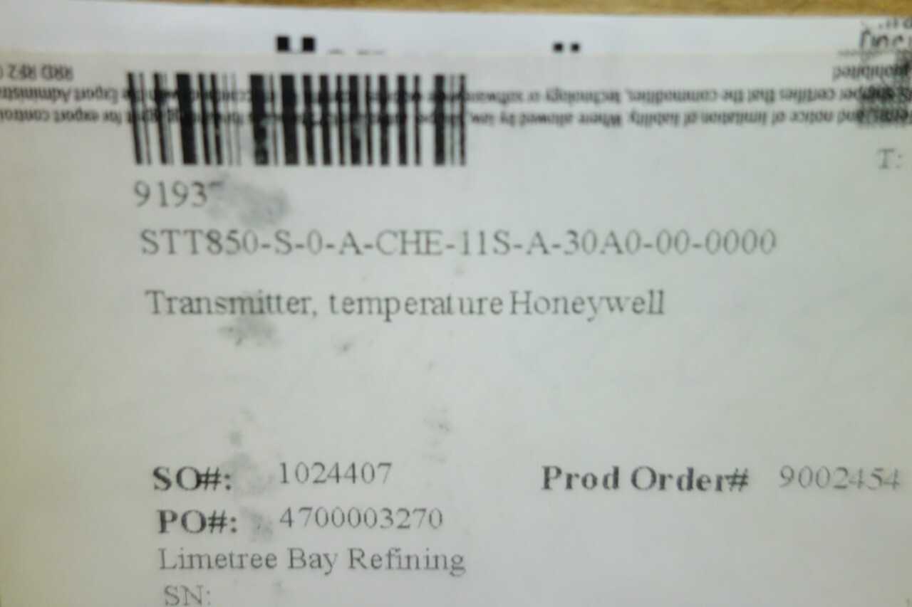 LOT OF 4 HONEYWELL TEMPERATURE TRANSMITTERS - INSTRUMENTATION