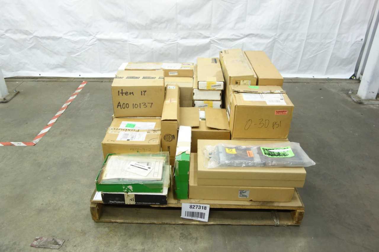 PALLET OF ASSORTED FOXBORO ELECTRICAL EQUIPMENT - ELECTRICAL COMPONENTS