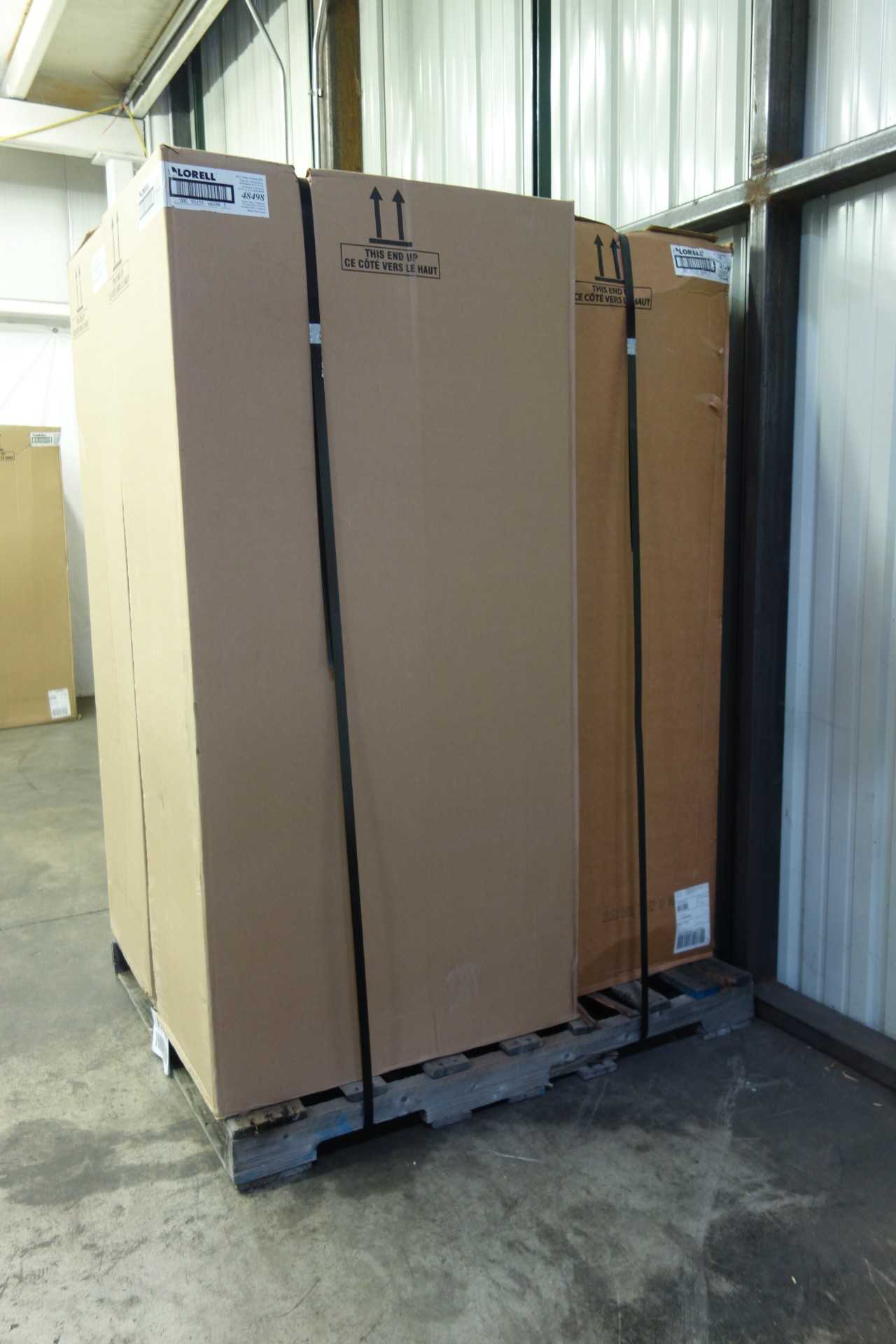 LOT OF 3 LORELL 48498 VERTICAL FILE CABINETS - TOOL STORAGE
