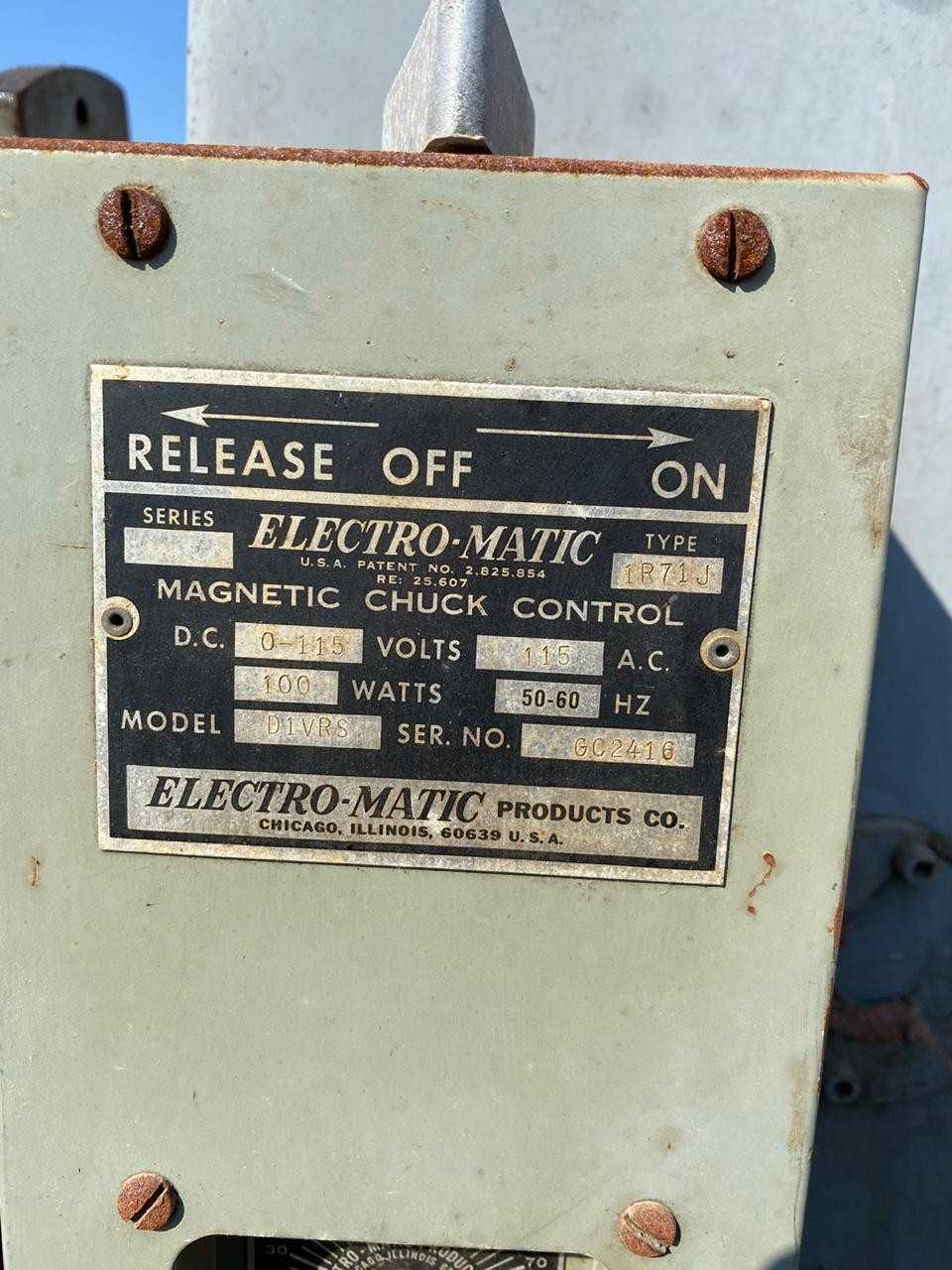 LOT OF 1 SURFACE GRINDER - GRINDING MACHINES