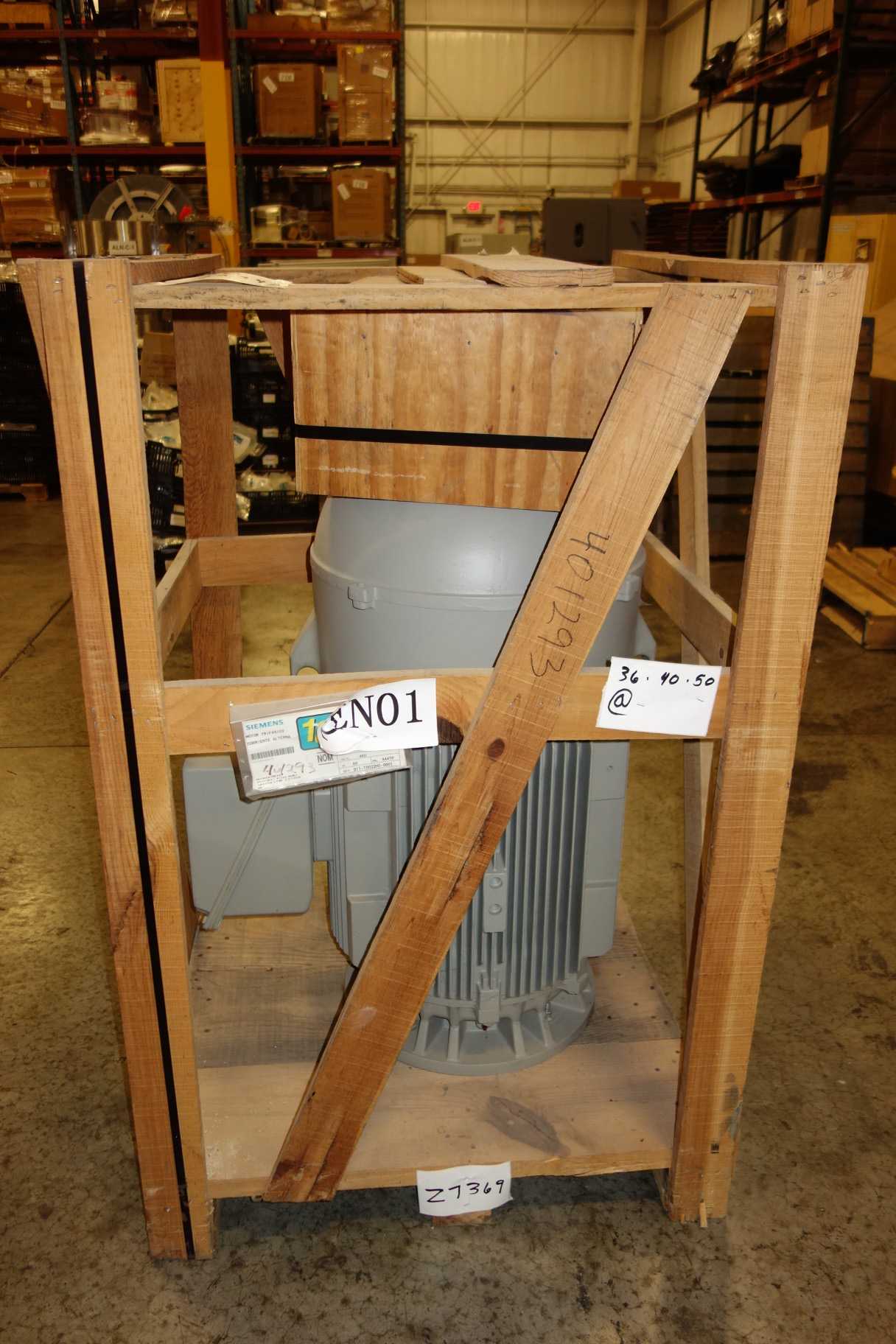 SIEMENS AC MOTOR 93.25KW 460V 143A 444TP 1PC2821QB312TA4 - ELECTRIC MOTORS