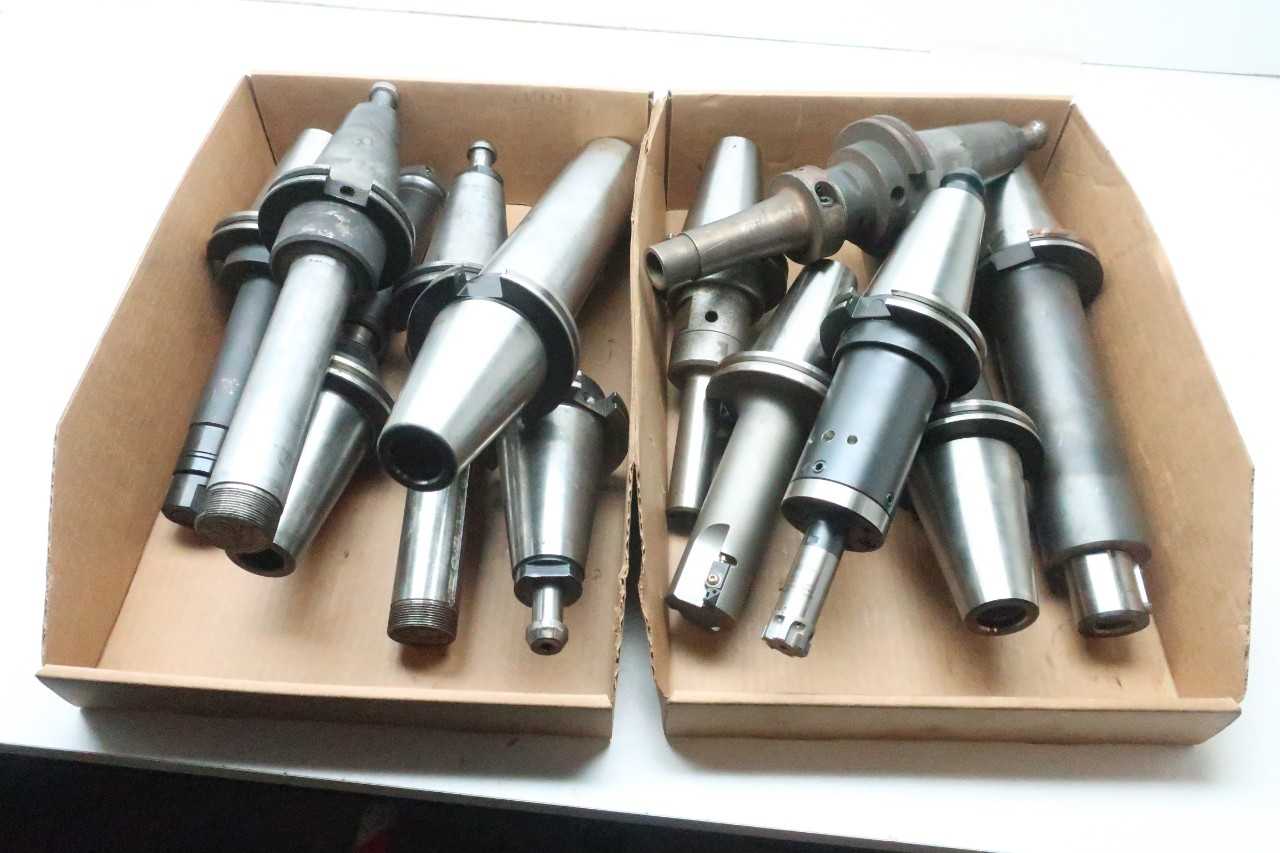 LOT OF ASSORTED CAT50 TOOL HOLDERS - MAPAL - MACHINING ACCESSORIES & TOOLING