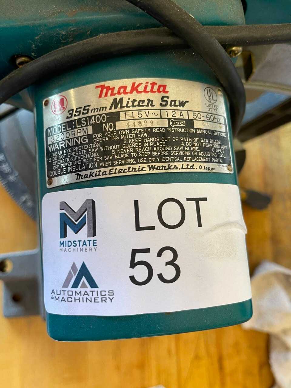 Makita Chop Saw - ELECTRIC POWER TOOLS
