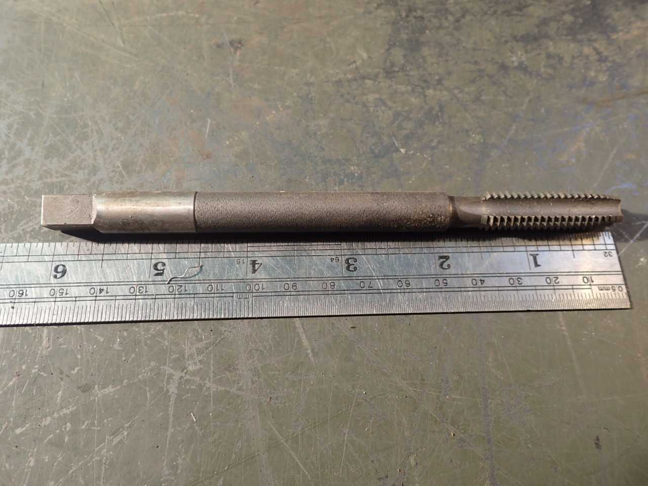 17 Pc Lot 7/16" -14 NC Hand Thread 6" Extension Taps: 7/16" Dia Shank - HOLEMAKING TOOLS