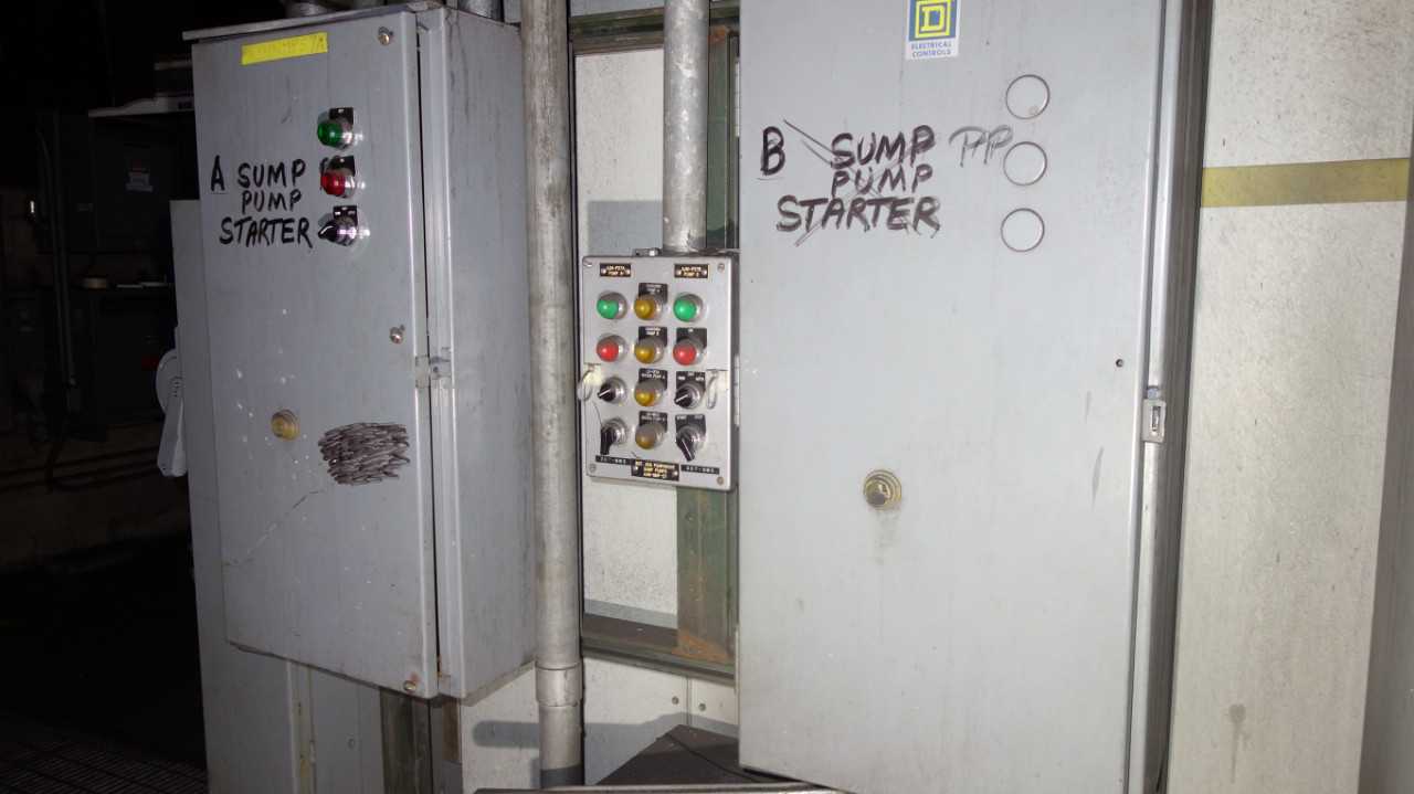LOT OF 2 SQUARE D 8536-SE01 SIZE 4 STARTER PANELS - MOTOR STARTERS