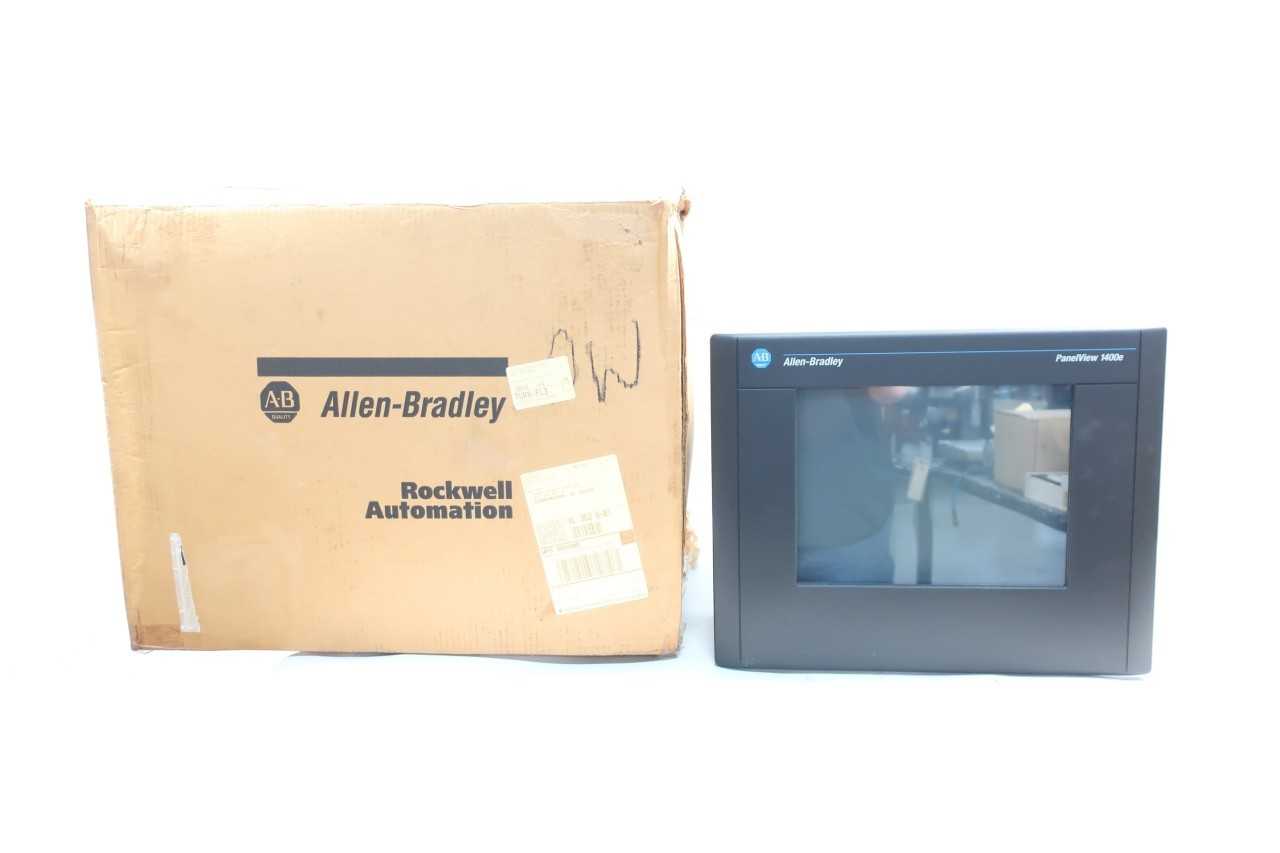ALLEN BRADLEY 2711E-T14C6 PANELVIEW 1400E OPERATOR INTERFACE PANEL SER G - AUTOMATION & CONTROLS