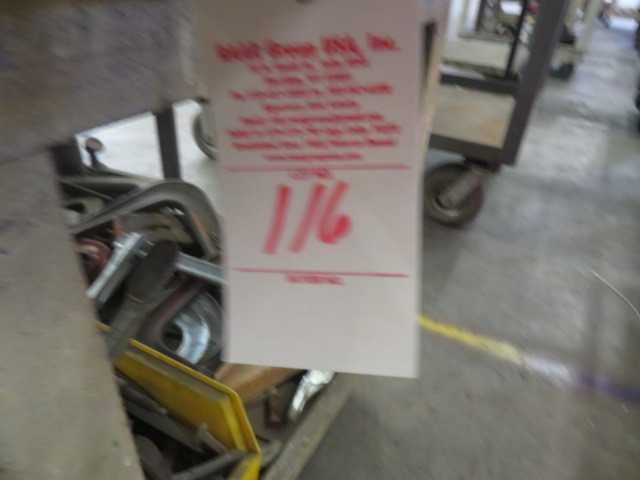 Cart full of C clamps and Vice Grip Clamps - MISCELLANEOUS