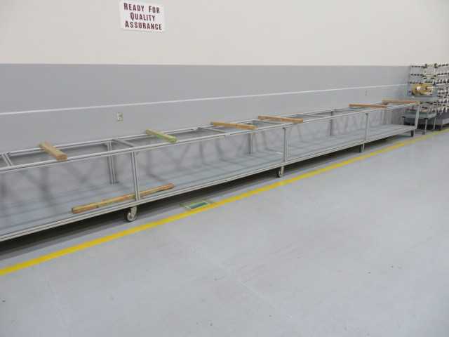 Aluminum Parts Table on Wheels - MISCELLANEOUS