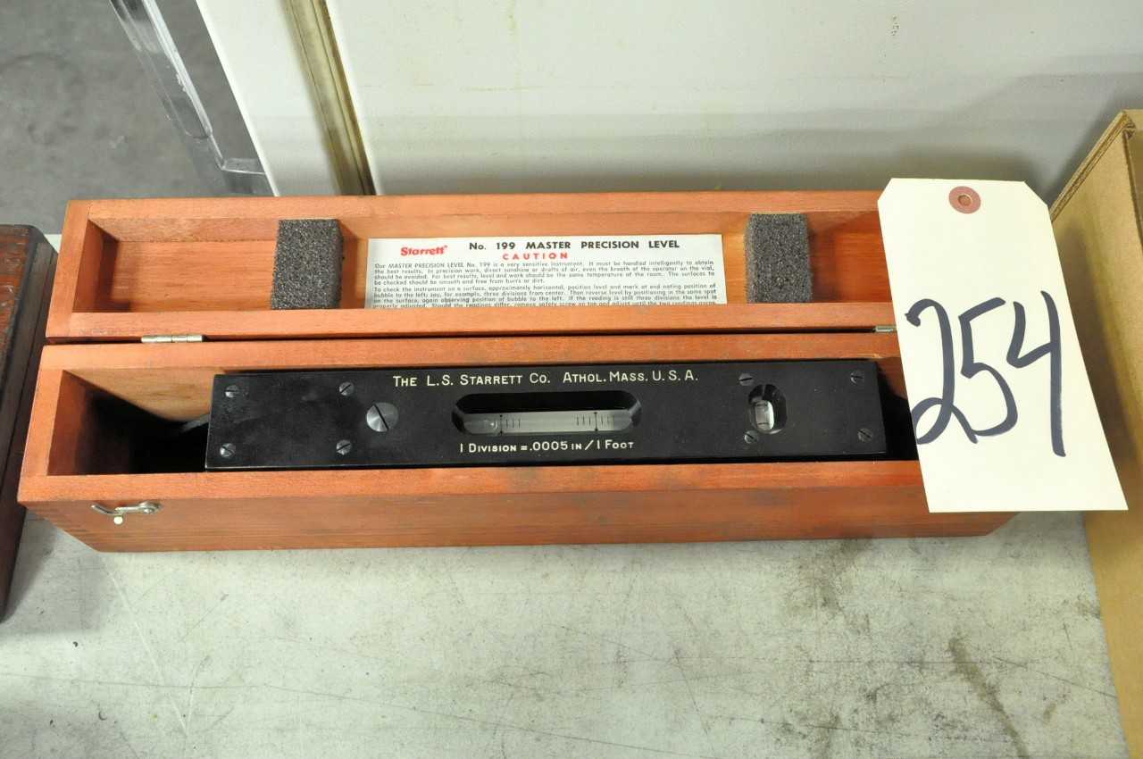 Starrett No 199 Precision Level - ELECTRIC POWER TOOLS
