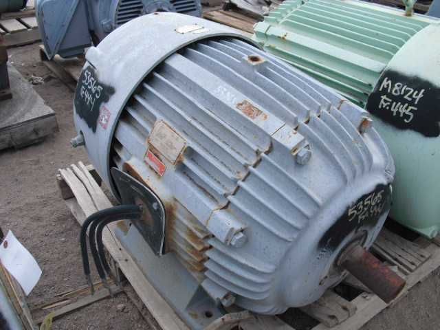 125 HP 3600 RPM 444TS Frame US Electric Motor - ELECTRIC MOTORS