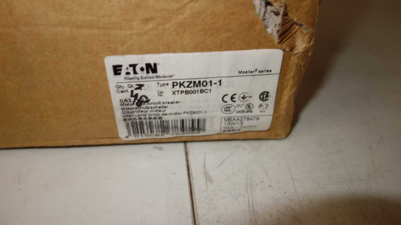 1 BOX OF 48 EATON MOELLER PKZM01-1 MOTOR CIRCUIT BREAKERS - CIRCUIT BREAKERS