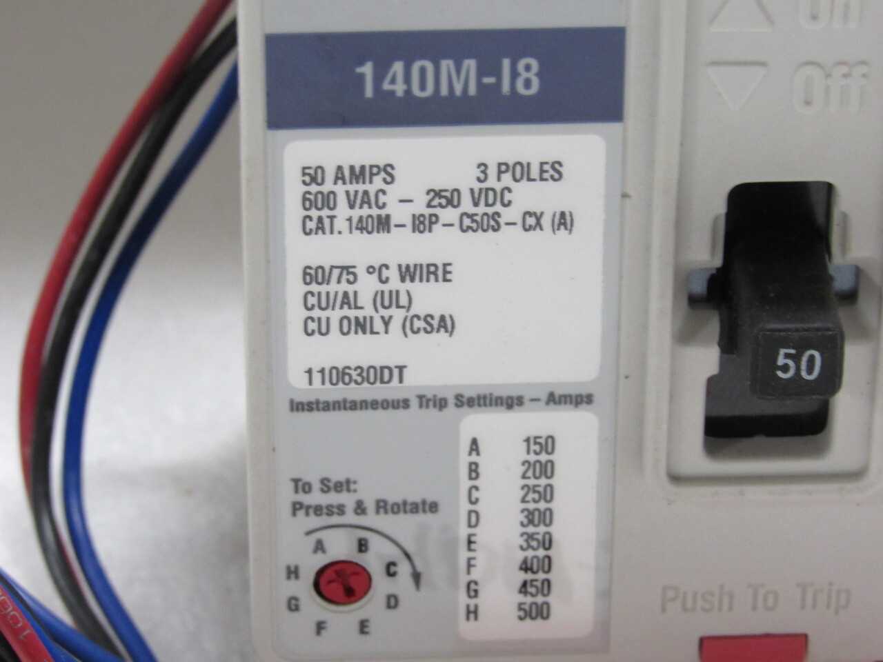 Allen Bradley Breakers - CIRCUIT BREAKERS