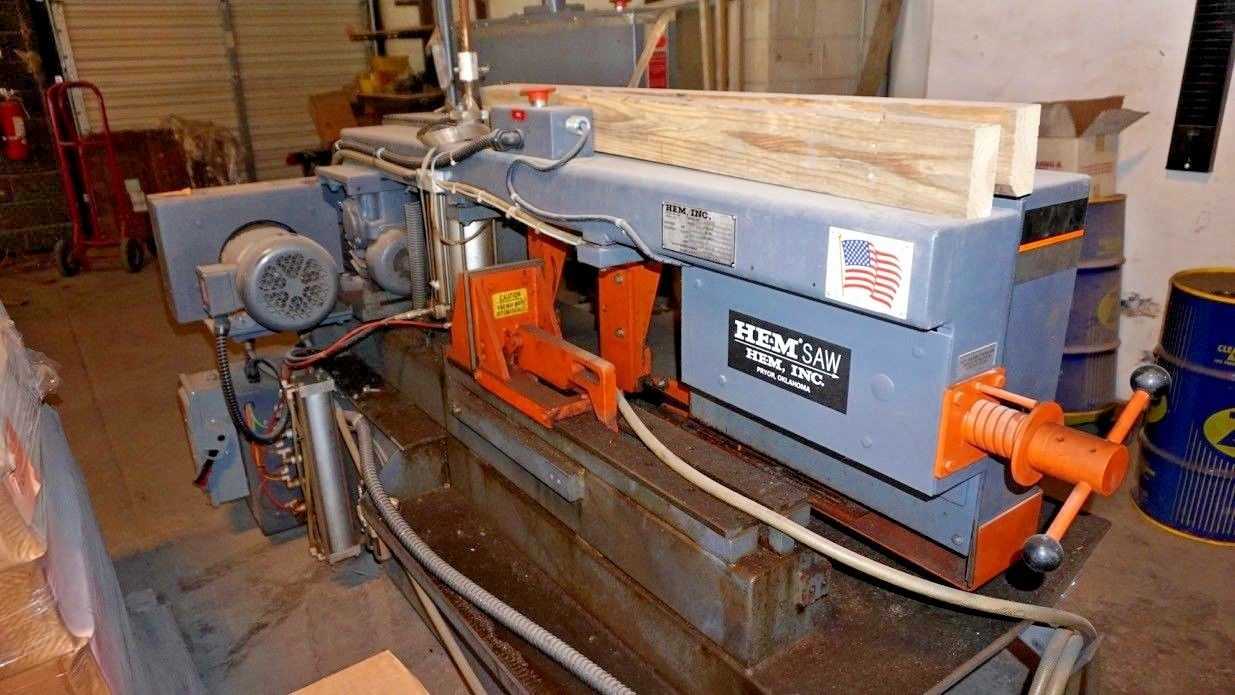 Hem 12.75" x 12.75" Horizontal Band Saw H90A-4, YEAR 2009 - HORIZONTAL BAND SAWS