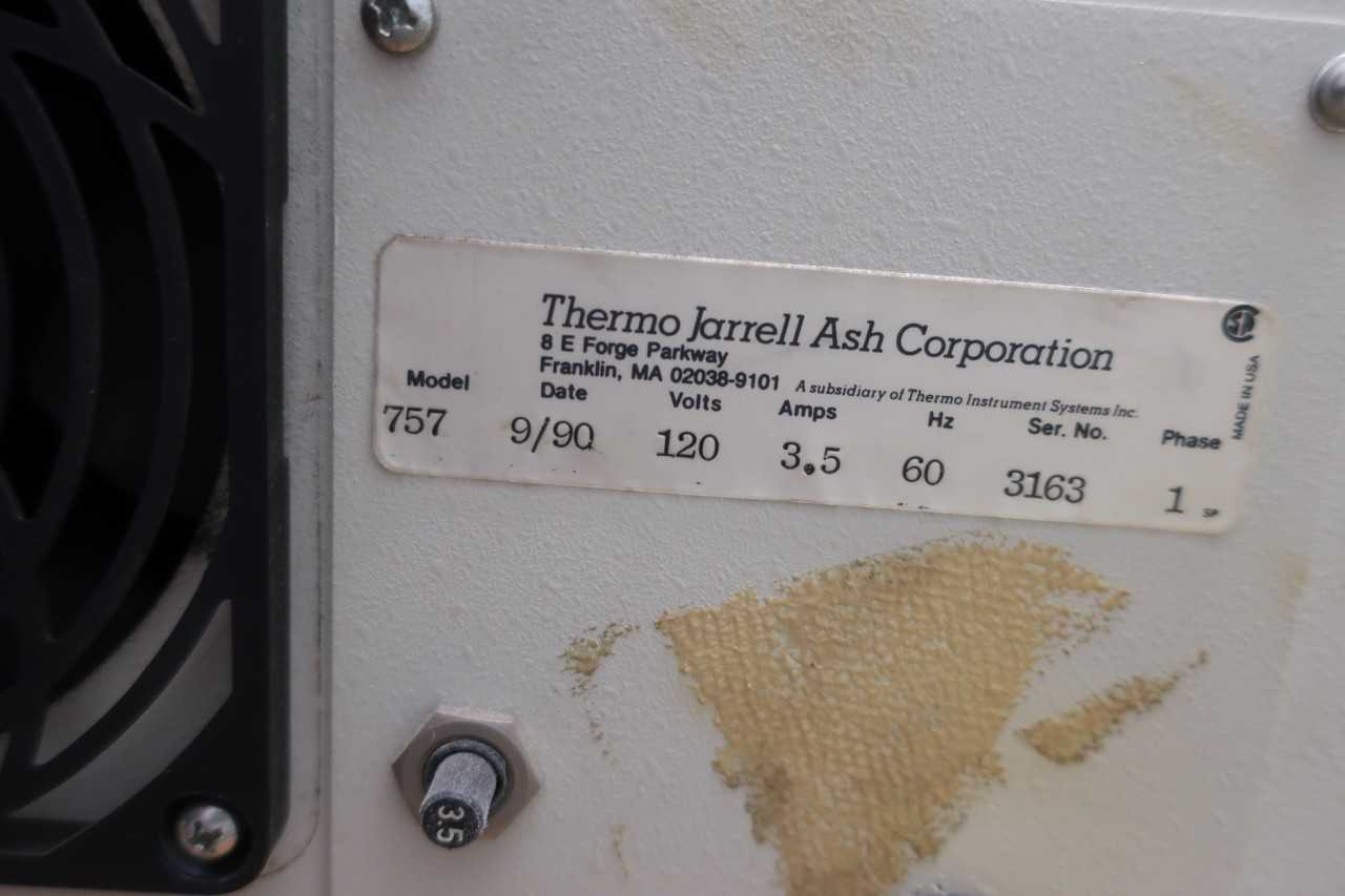 THERMO JARRELL ASH SPECTROMETER TEST EQUIPMENT - LAB & SCIENTIFIC