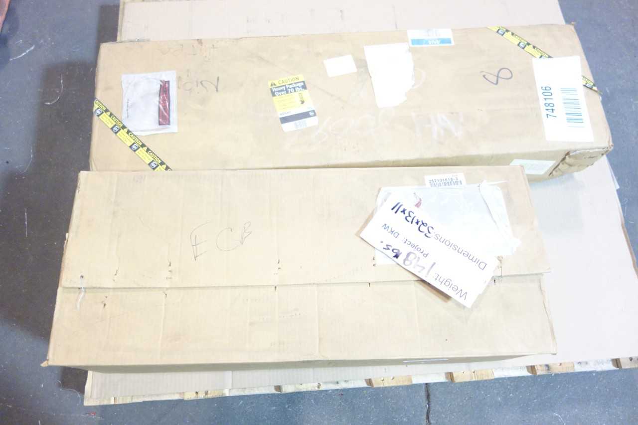 LOT OF TWO DOUBLE ACTING HYDRAULIC CYLINDERS- PARKER, SHEFFER - PNEUMATIC CYLINDERS & ACTUATORS